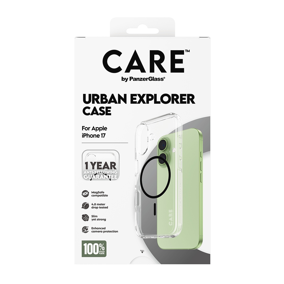 CARE by PanzerGlass Handyhülle »Urban Explorer Case für Apple iPhone 17« Apple iPhone 17 Backcover, Schutzhülle, Handyschutzhülle, Case, Schutzcase, stossfest