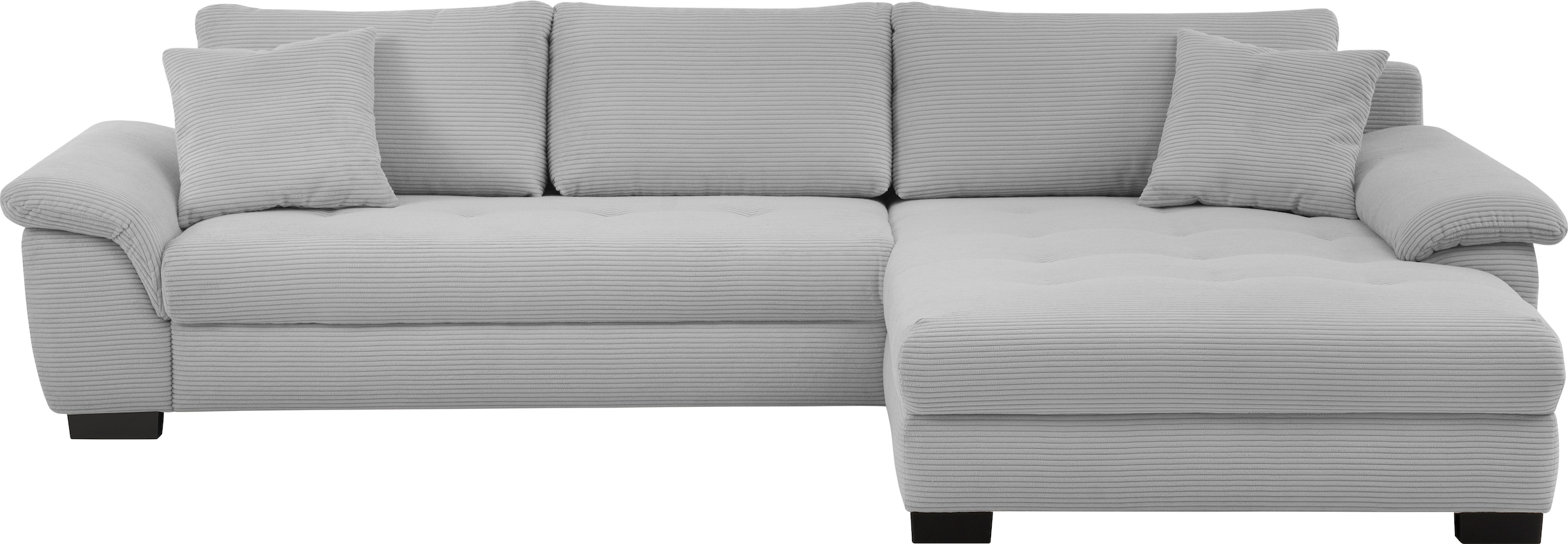 Mr. Couch Canapé d'angle »Dario, L-Form, mit Bett und Bettkasten« mit Kaltschaum