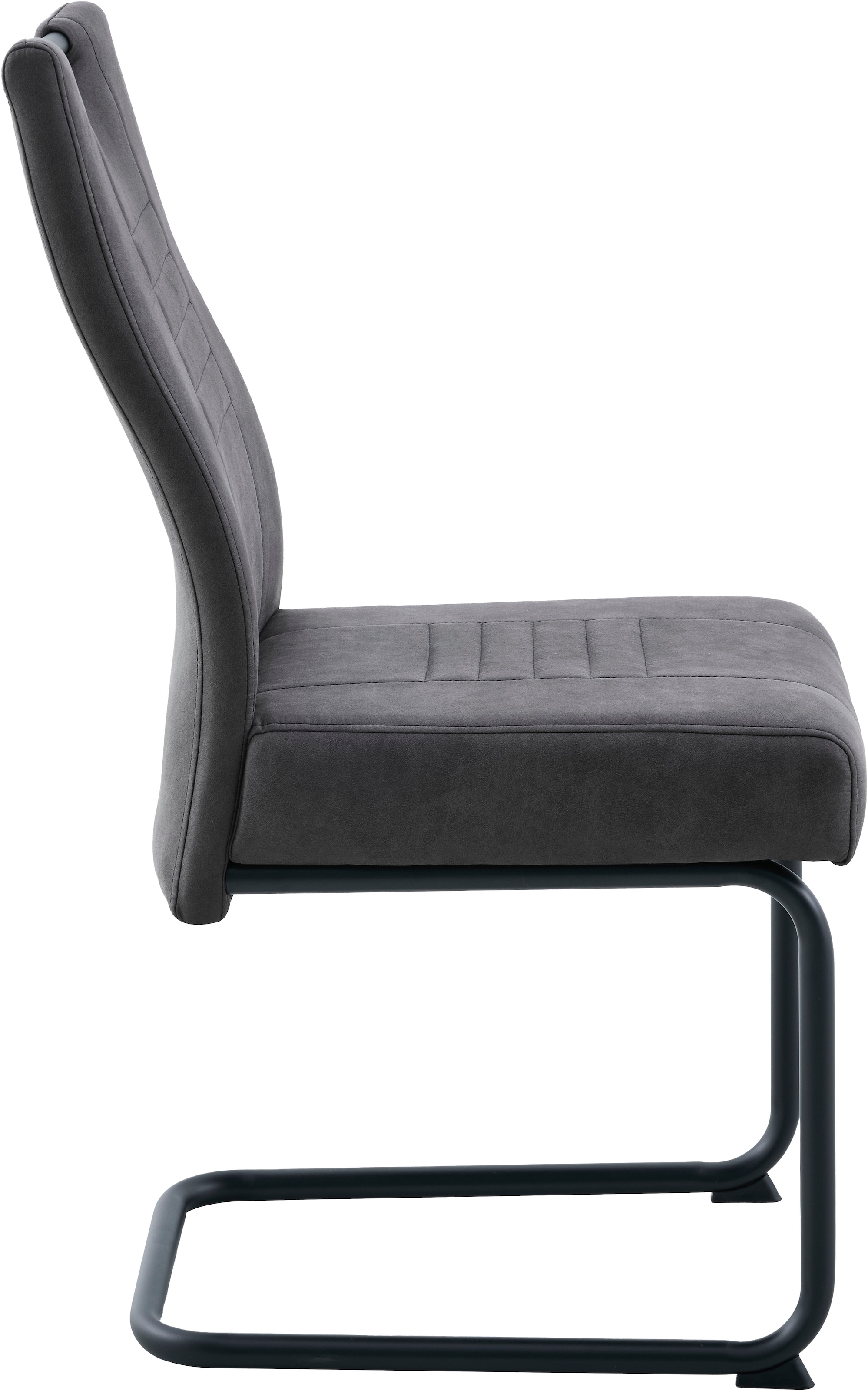 GOODproduct »"Altona", Esstisch ausziehbar plus 6 Stühle, TOPSELLER!« Esstisch ausziehbar 140 - 180 cm, 6 Freischwinger, 7 tlg. tlg. Säulentisch 140-180x90 cm, Stuhl mit Federkorb, 140 kg belastbar