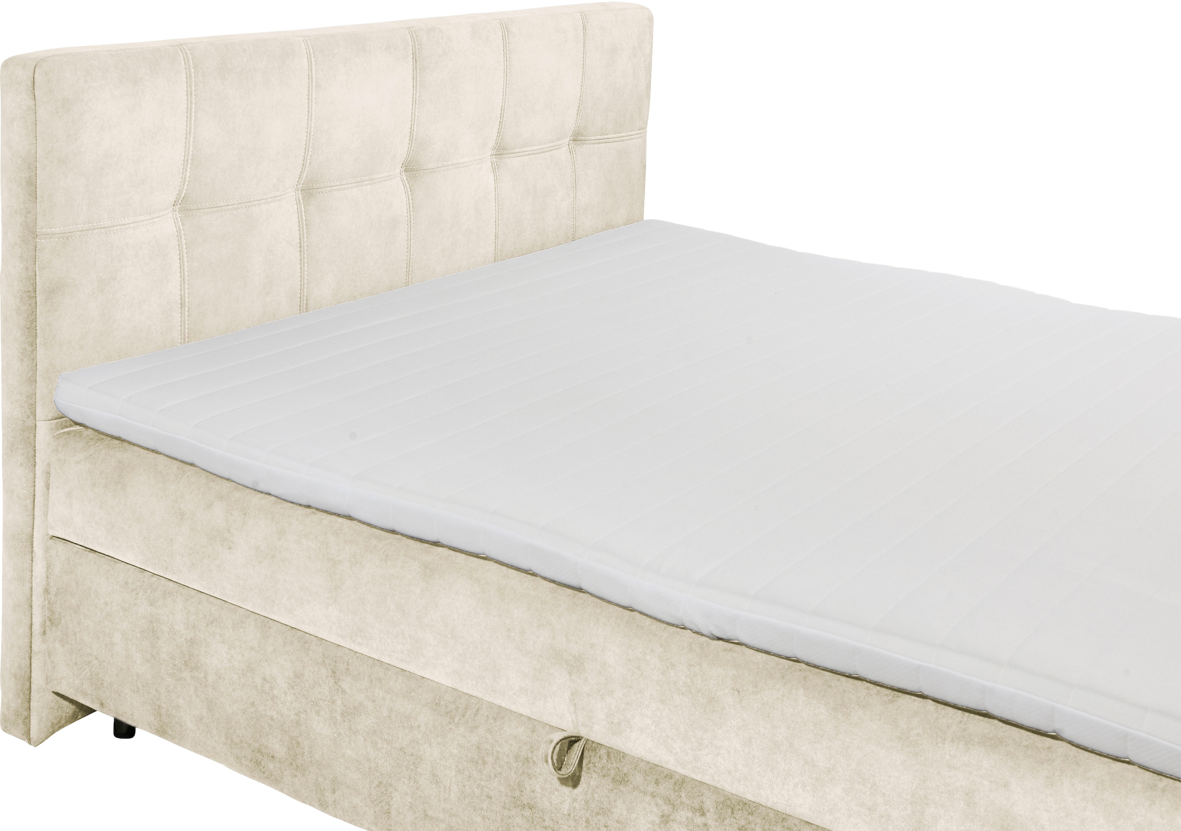 ED EXCITING DESIGN Boxbett »Valetta« mit Bettkasten, inkl. Topper