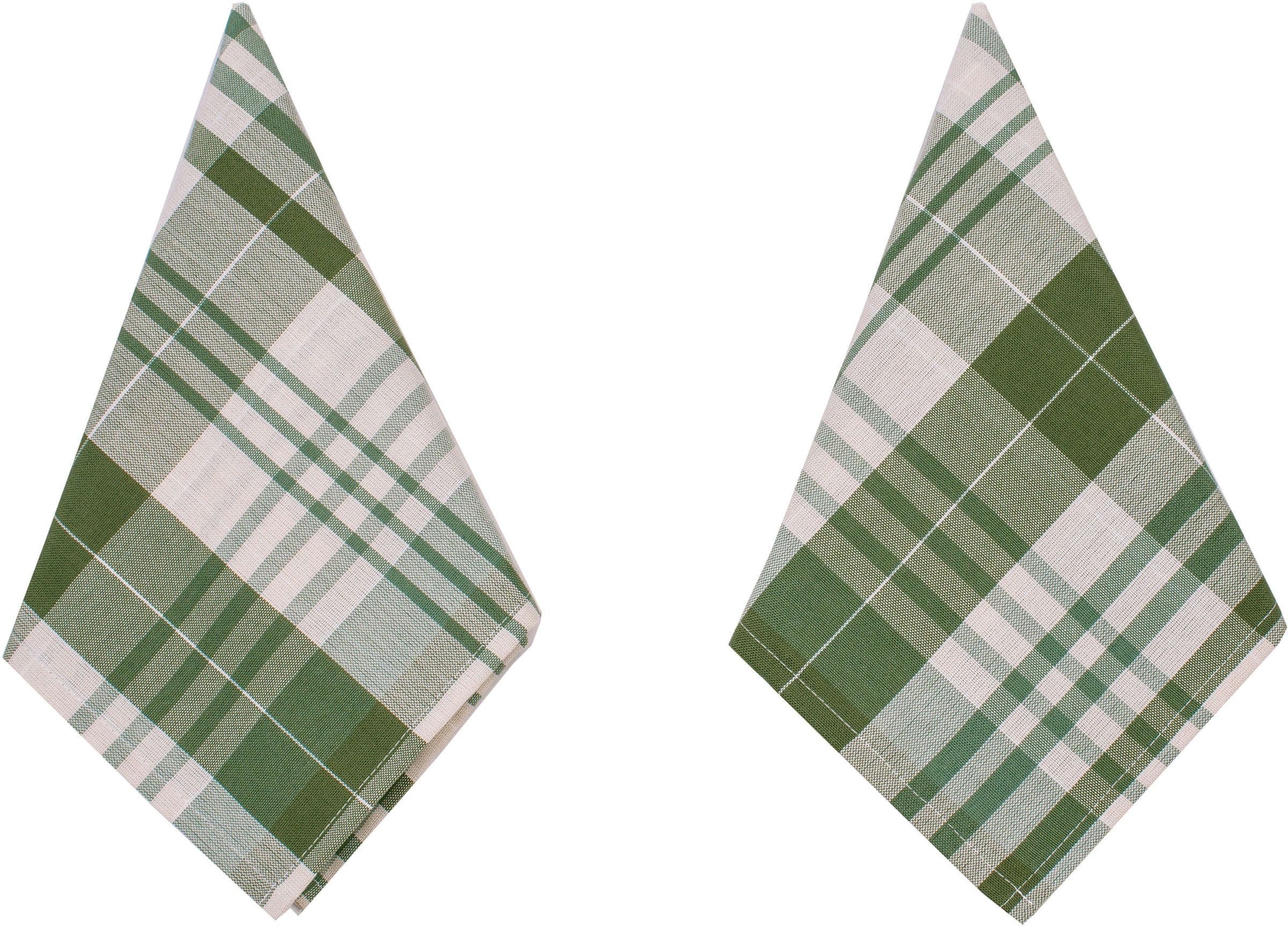 GOODproduct Serviette en tissu »Candise« Check Muster,
