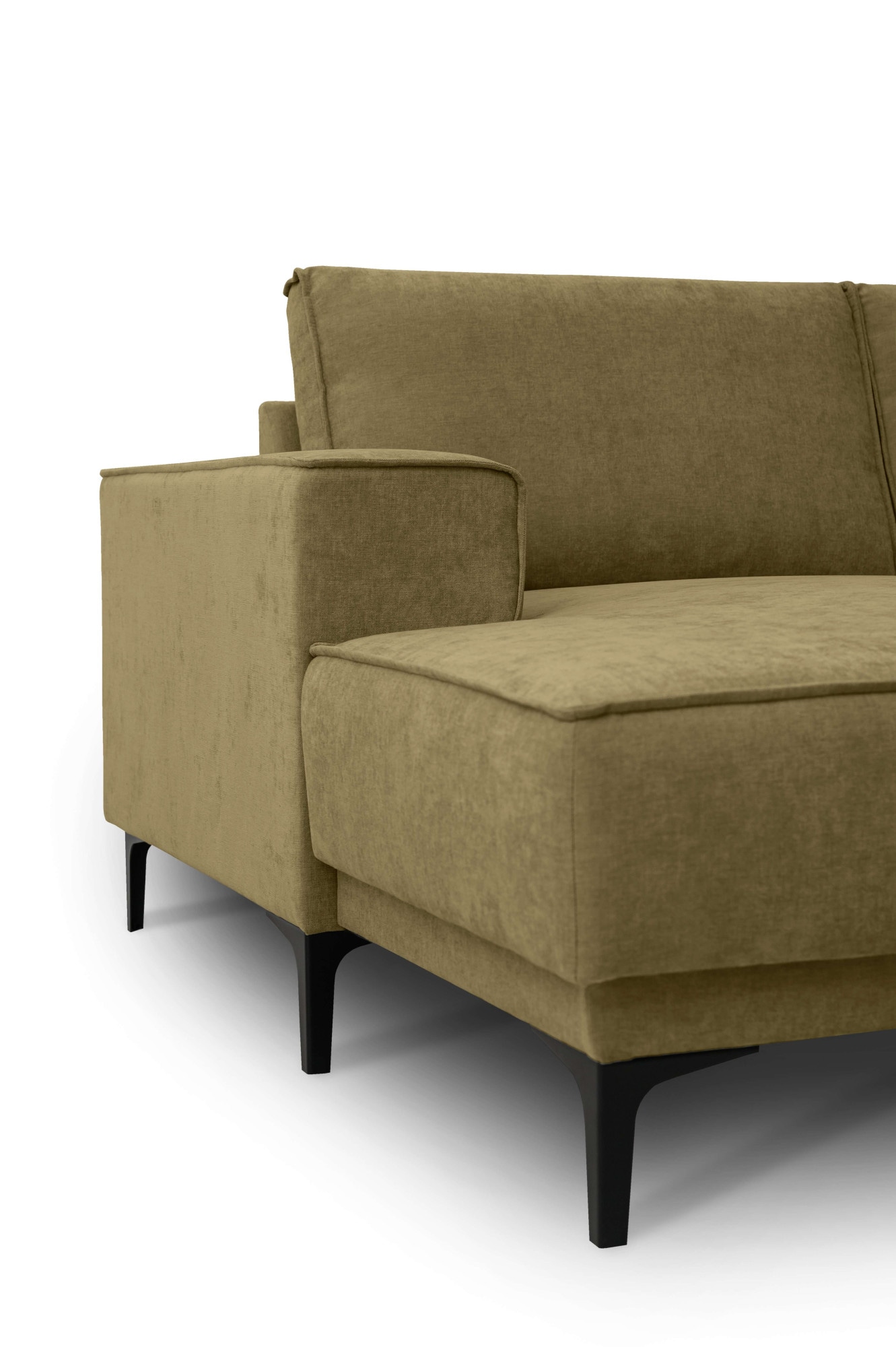 GOODproduct Wohnlandschaft »OLAND U-Form, XXL, B: 342 cm, Skandi-Design« Skandi-Design in Struktur, Flachgewebe, Luxus-Microfaser, Boucle