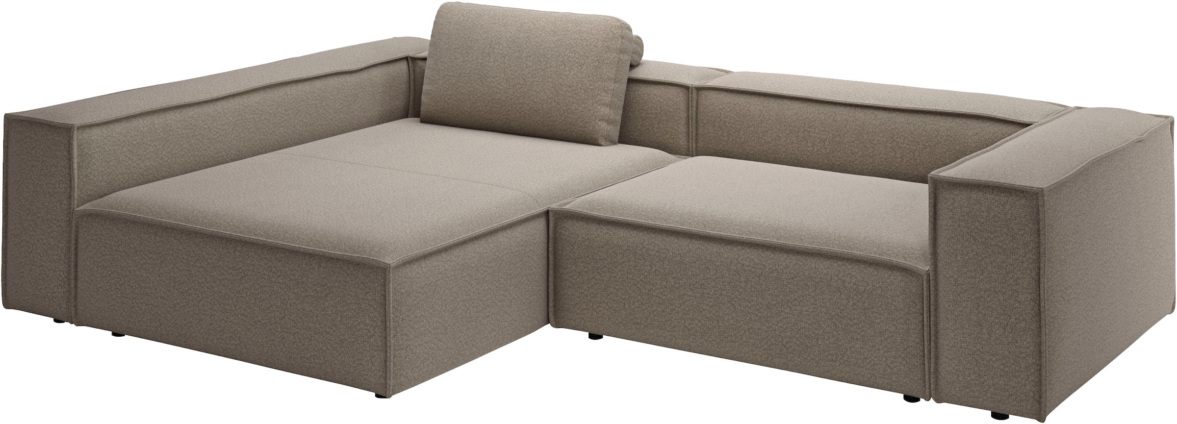 Home affaire Canapé d'angle »Watertown, moderne XXL L-Form, 306 cm breit« confortable avec assise profonde – idéal pour grands espaces de vie