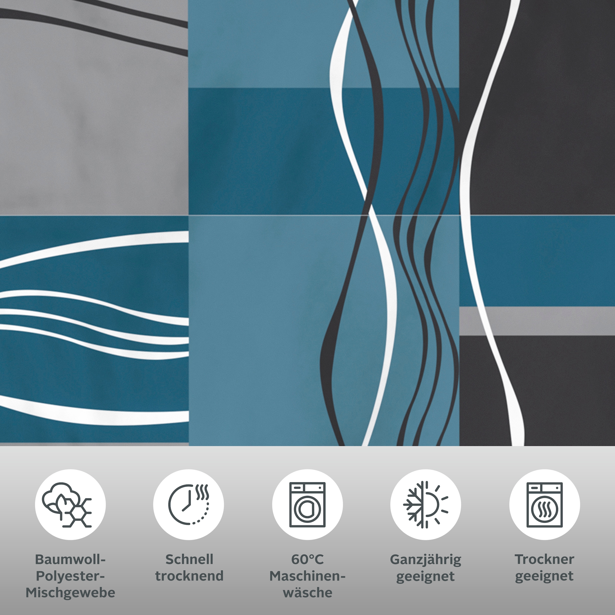 my home Bettwäsche »Kelian« 2 tlg. in verschiedenen Qualitäten, gemusterte Bettwäsche