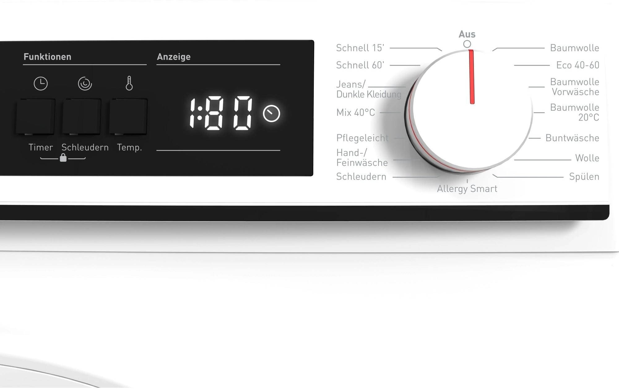   Waschmaschine »ES-NFA014WWNA-CH Links« 10 kg 1400 U/min