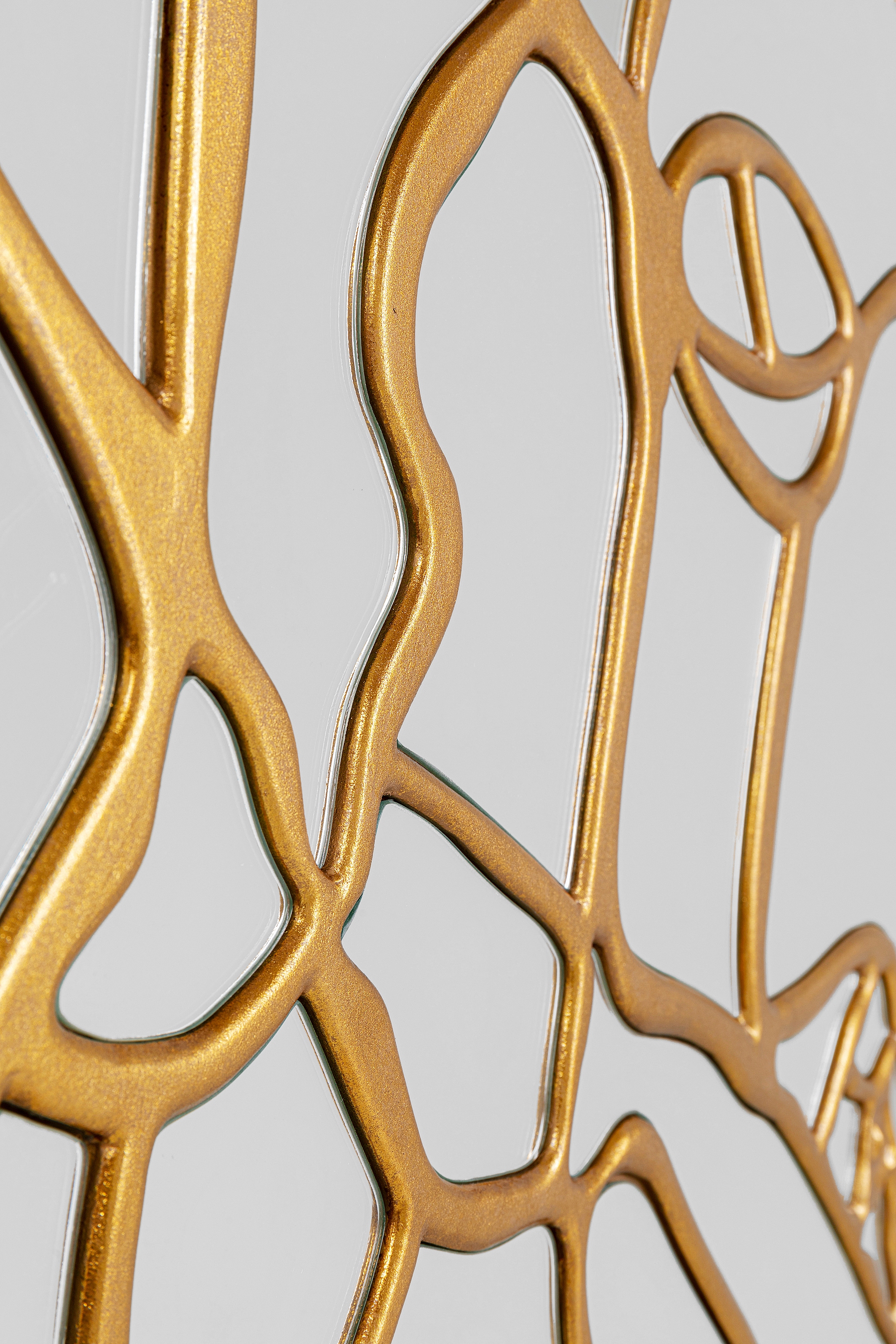 Kare Design Wandspiegel »Wandspiegel Pieces Gold Ø100cm«