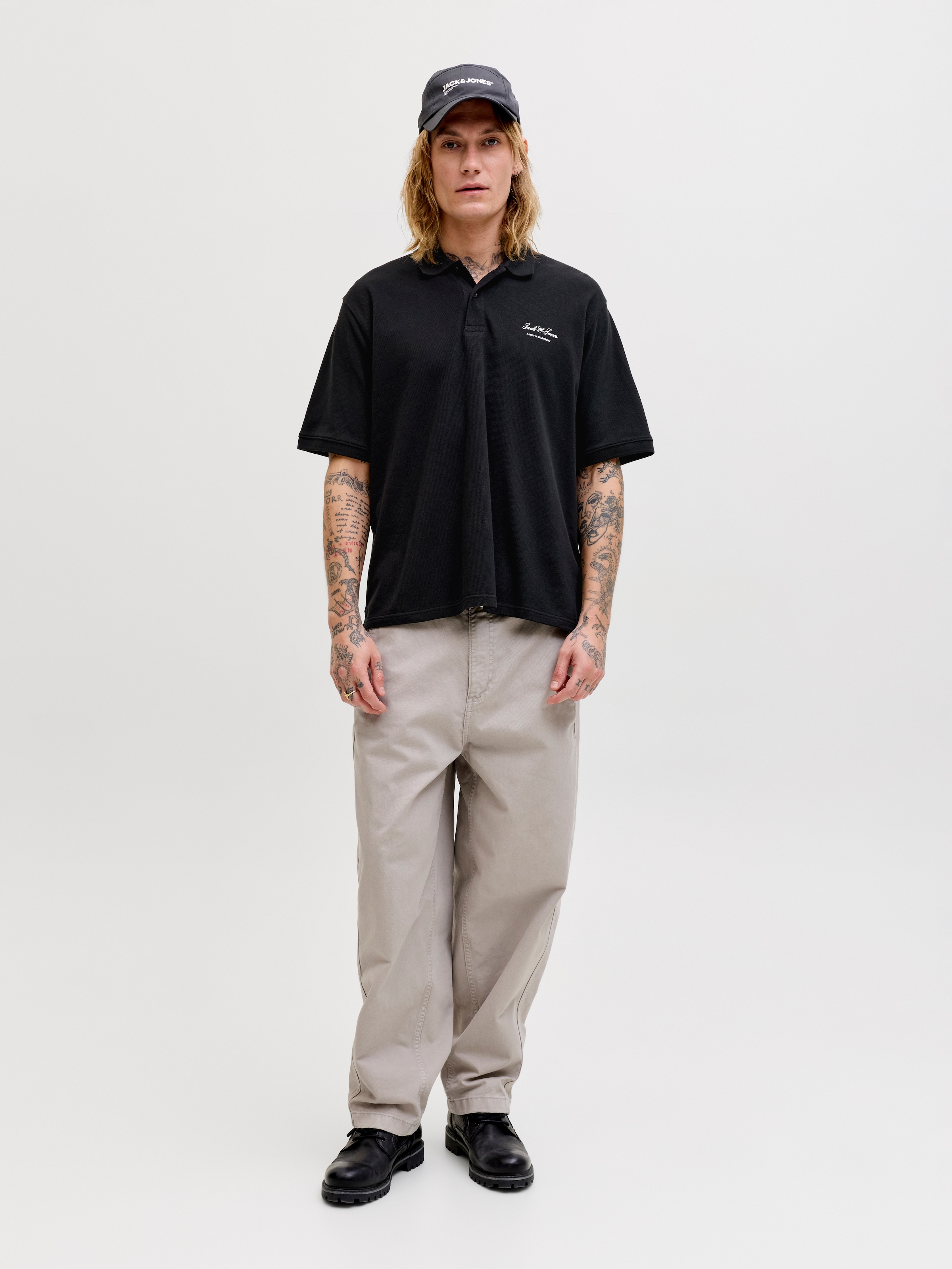 Jack & Jones Polo »JJEARCHIVE GRAPHIC POLO SS LN« avec col polo