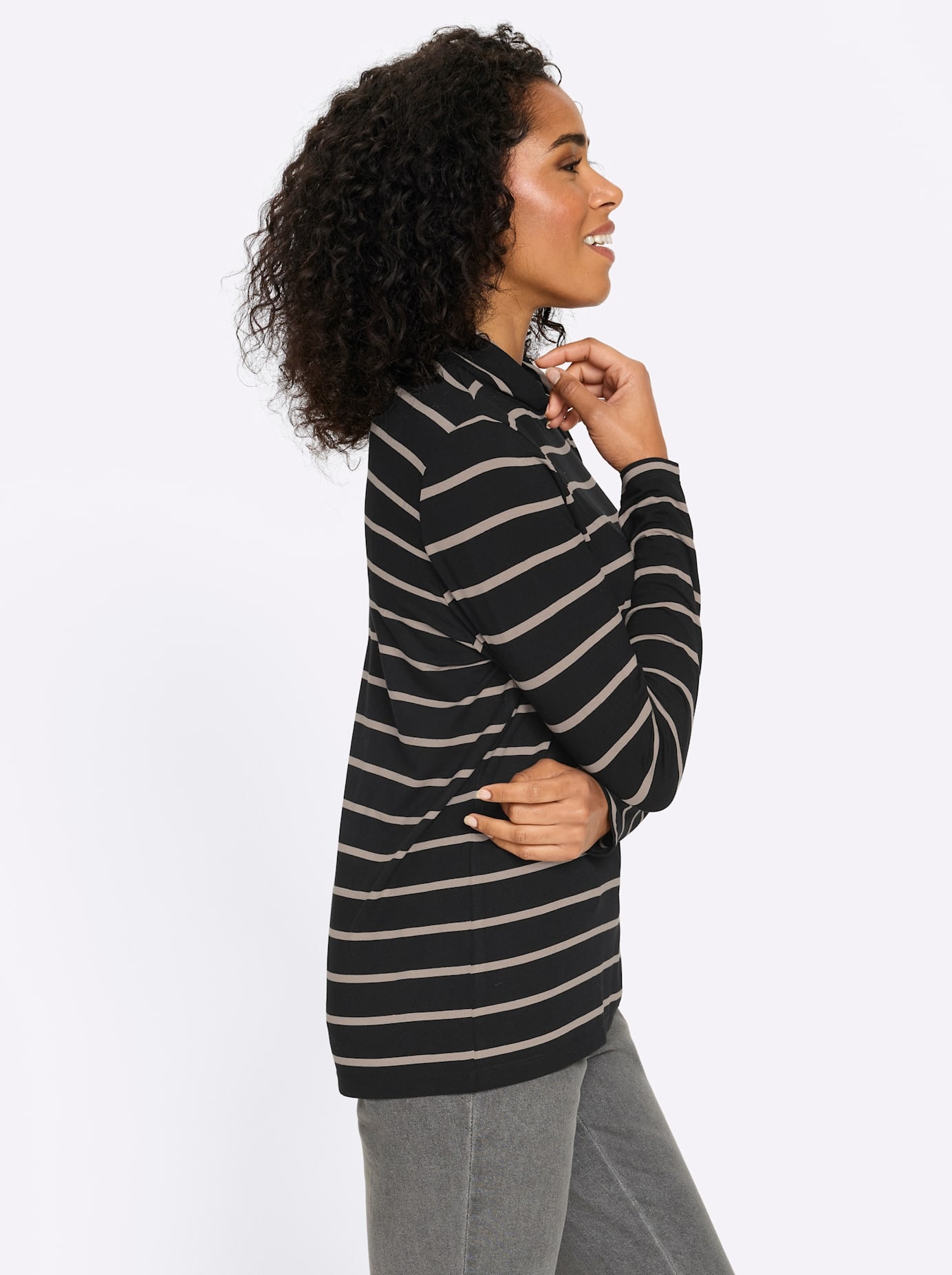 Classic Basics T-shirt à col roulé »Stehkragen-Shirt« 1