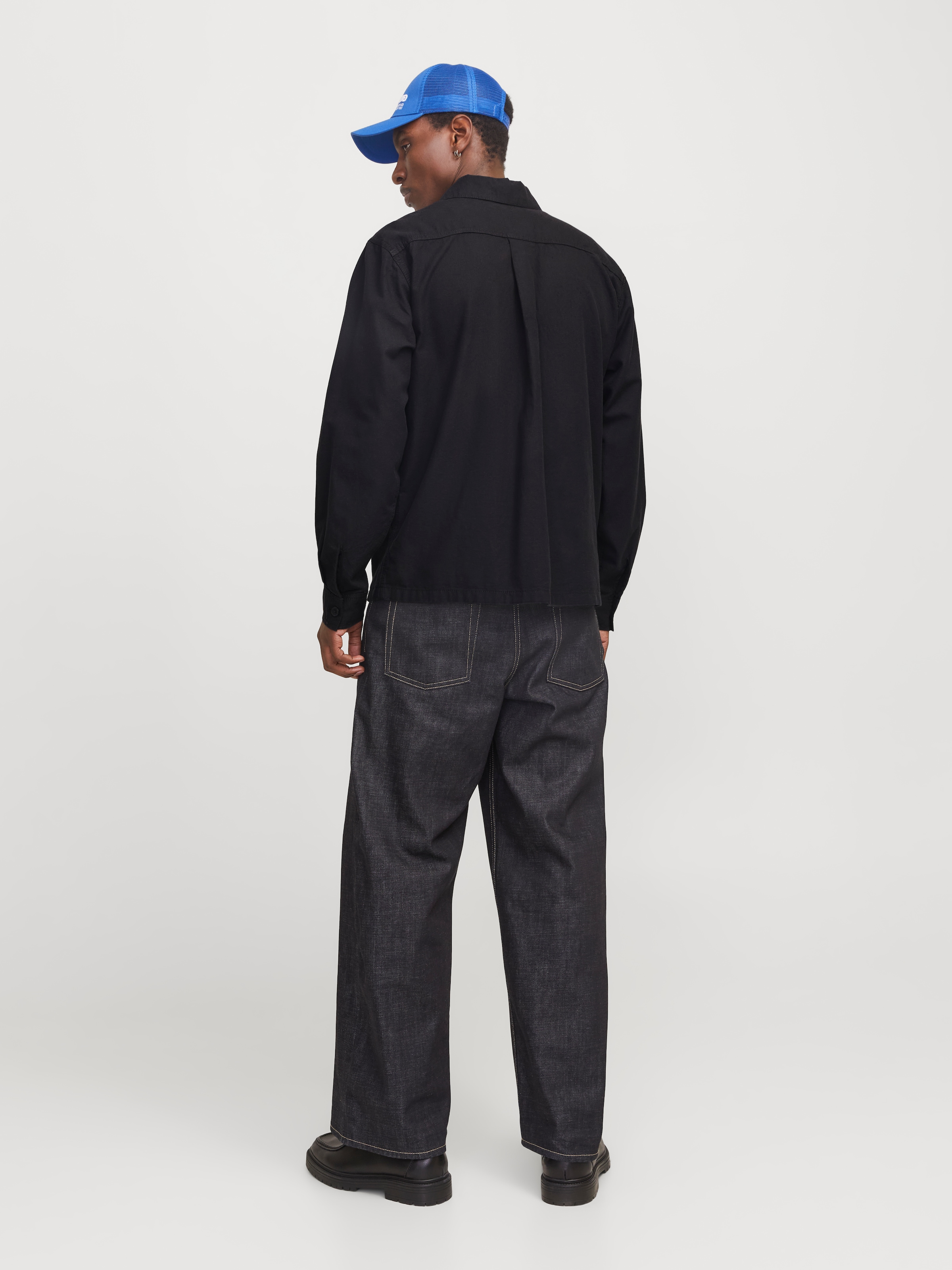 Jack & Jones Langarmhemd »JJEURBAN EDGE OVERSHIRT LS SN«, mit Hemdkragen