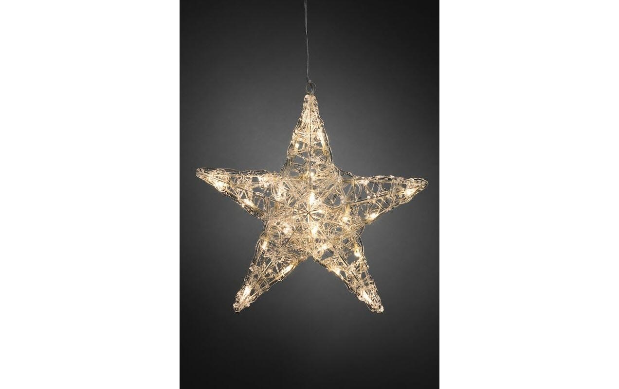 KONSTSMIDE LED Stern »Acryl 32 cm 24 LED« LED-Modul Warmweiss