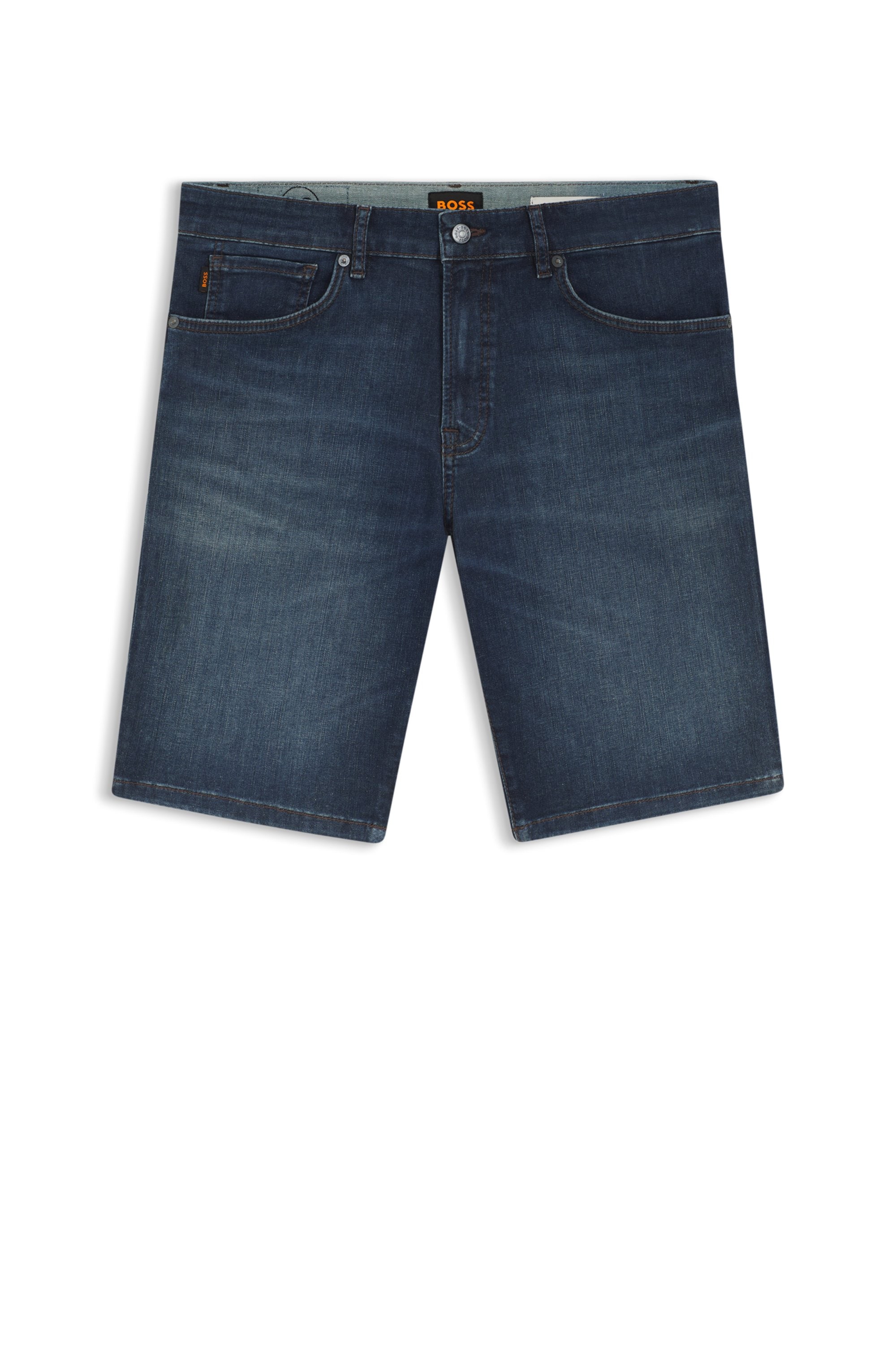 BOSS ORANGE Short en jean »Re.Maine Shorts Bo« denim stretch en coupe droite