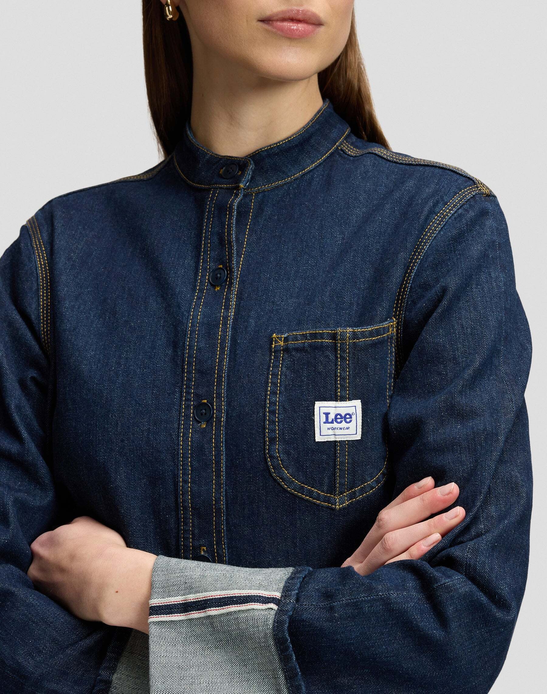 Lee® Blouse en jean »Lee Jeanshemd Selvedge«