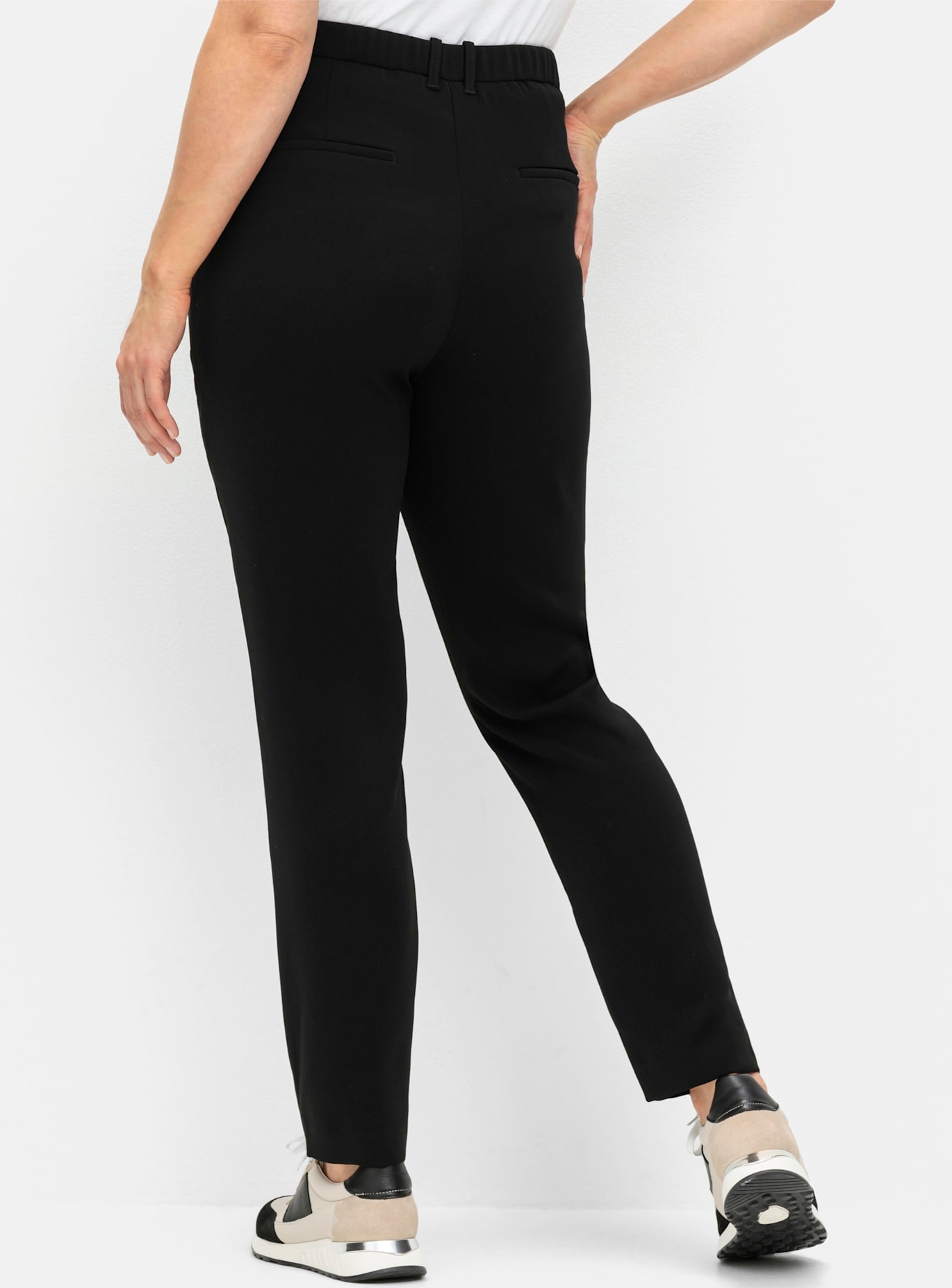 Sheego Pantalon tissé