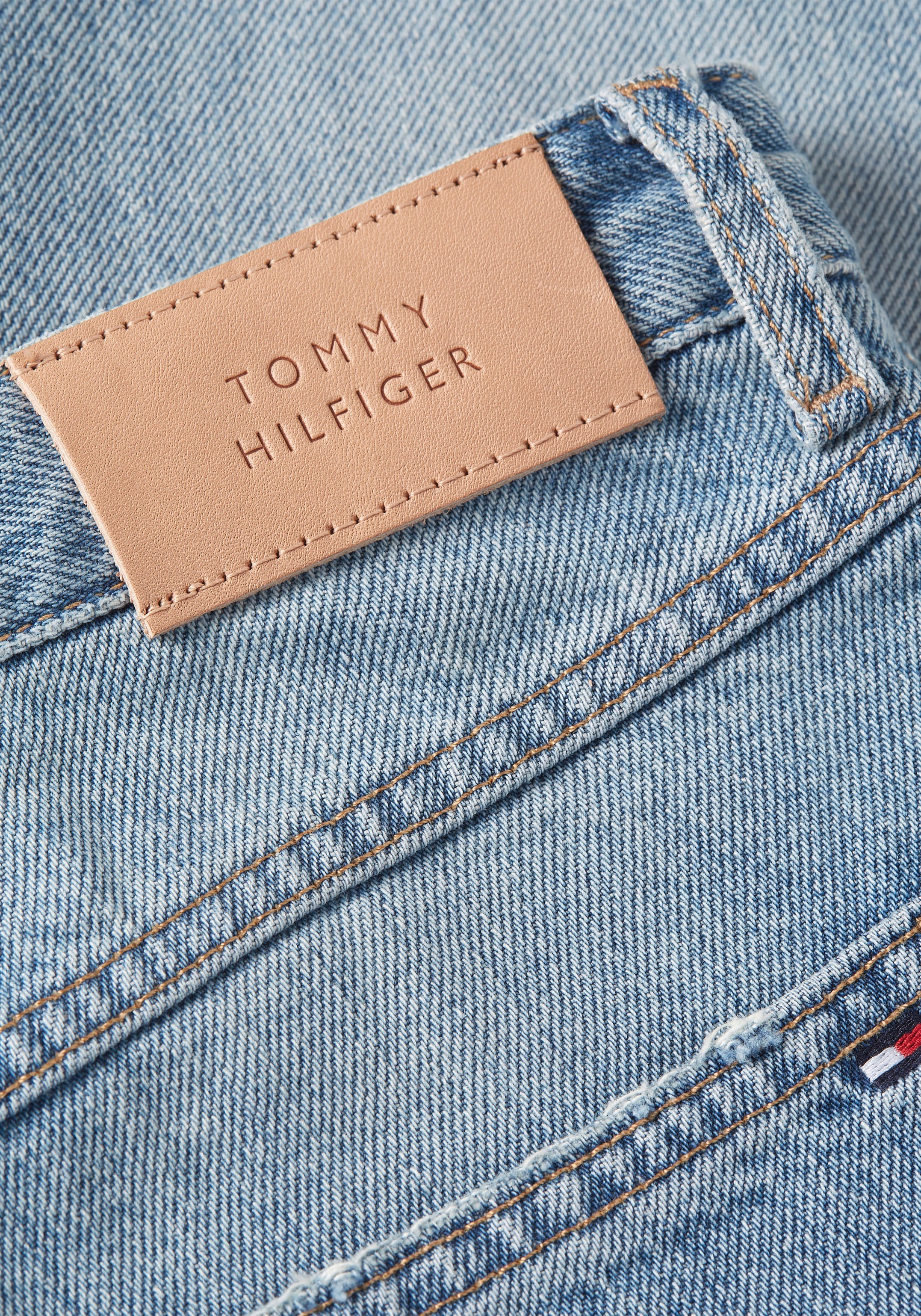 Tommy Hilfiger Short »DNM SLIM SHORT HW ASH WRN«  in heller Waschung