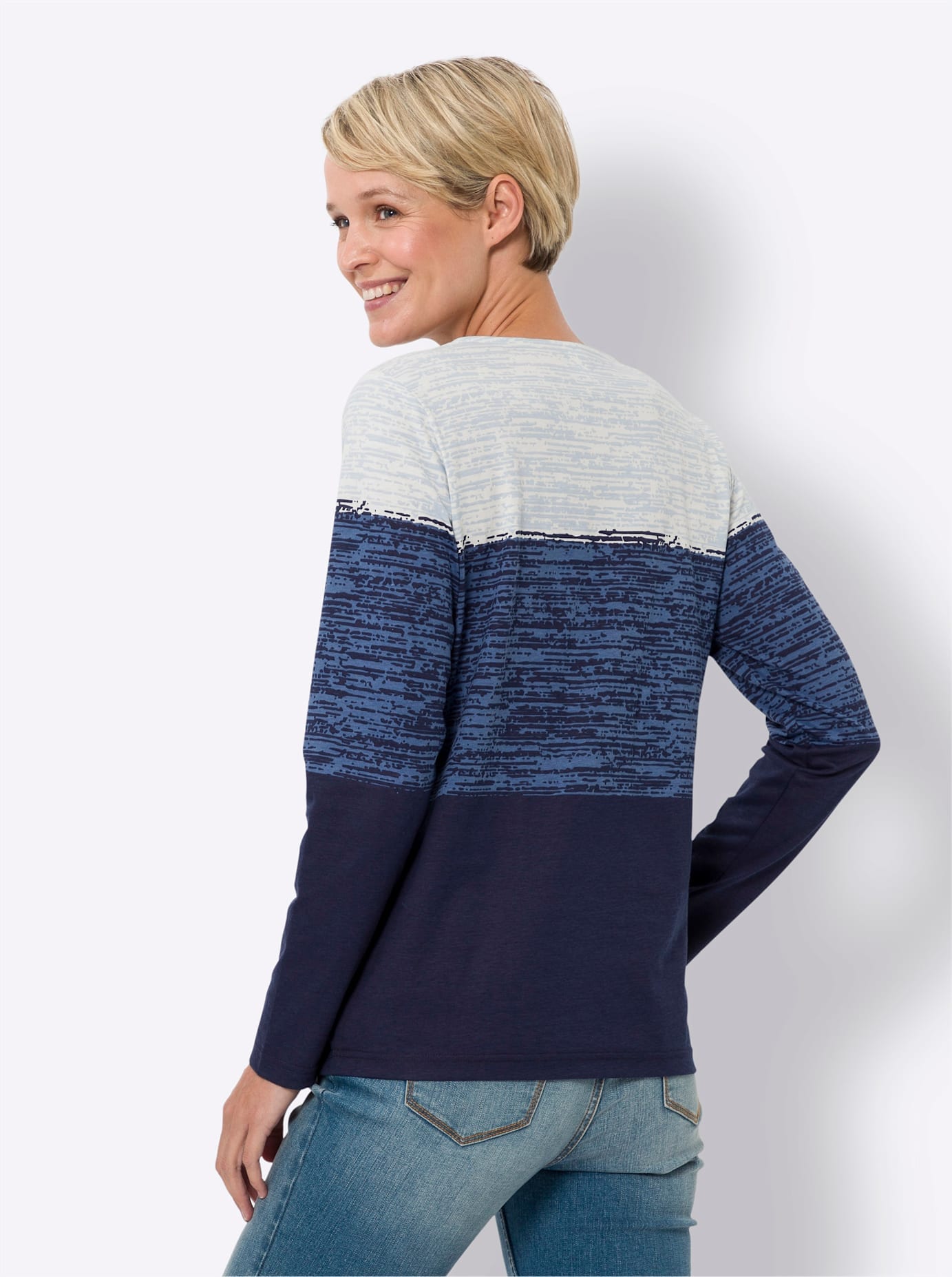 Classic Basics T-shirt à manches longues »Rundhals-Shirt« 1 cuis