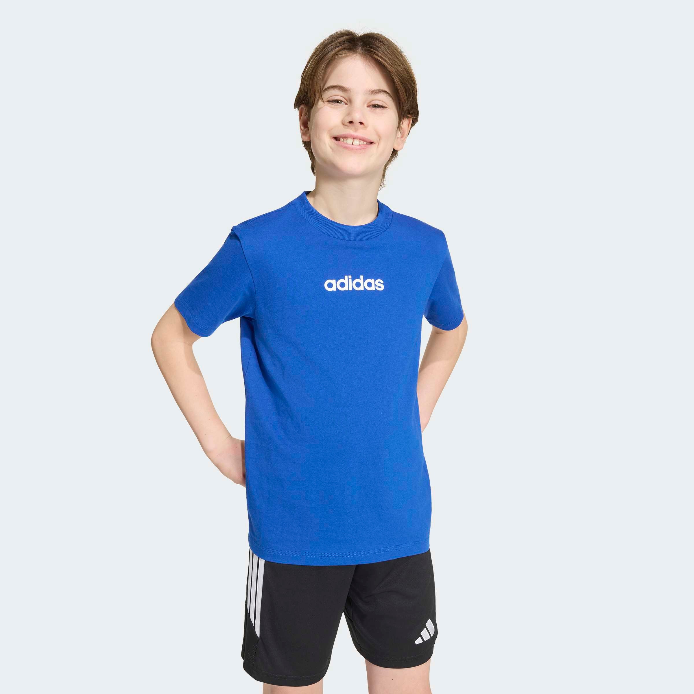 adidas Sportswear T-shirt »J LIN TEE 160« Pour enfants, col rond, sans fermeture, en coton