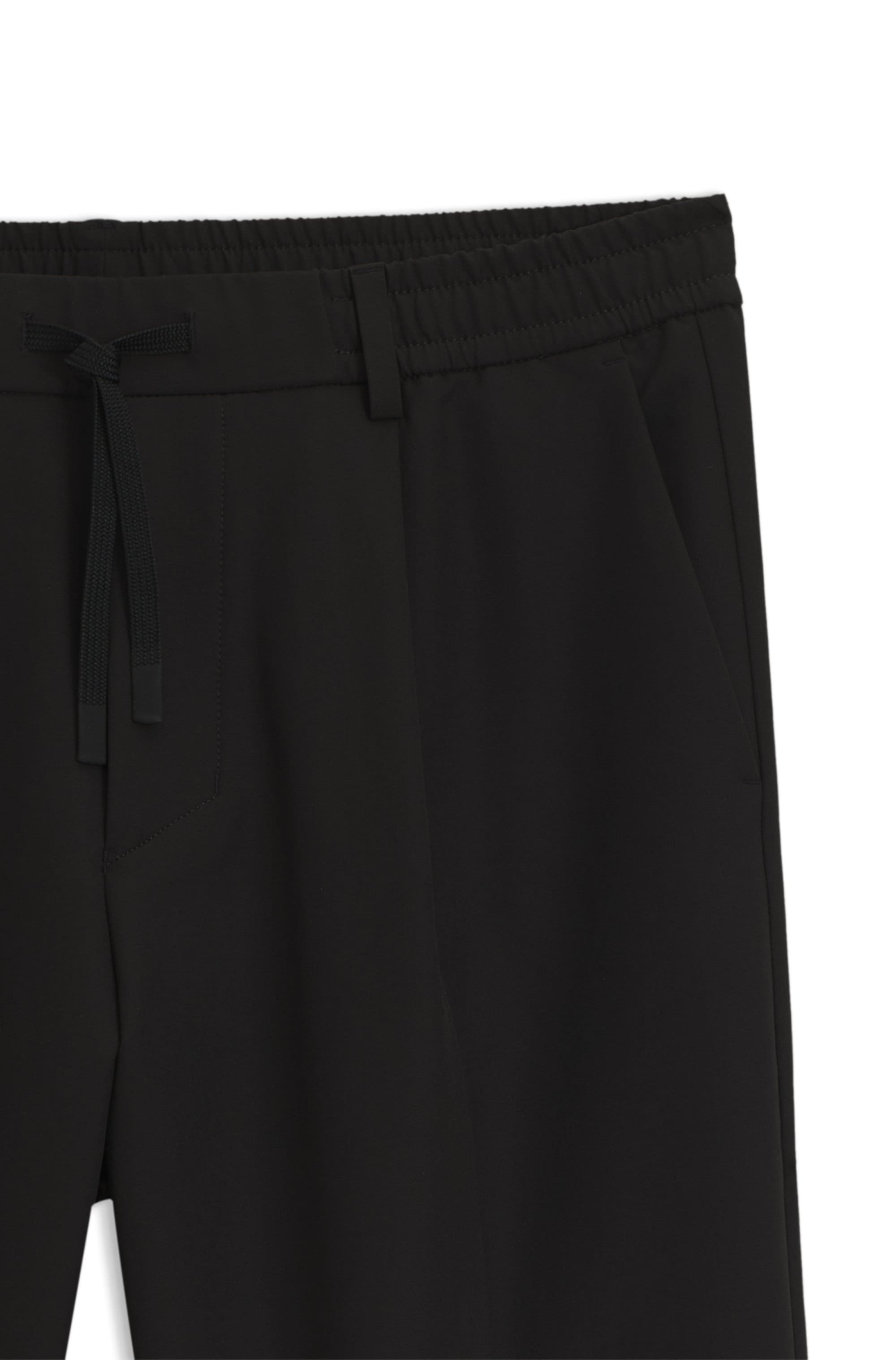 BOSS GREEN Pantalon tissé »T Convert-Pleat«  mit Zugbund und Markenlabel Bundfaltenhose Anzughose Stretchhose
