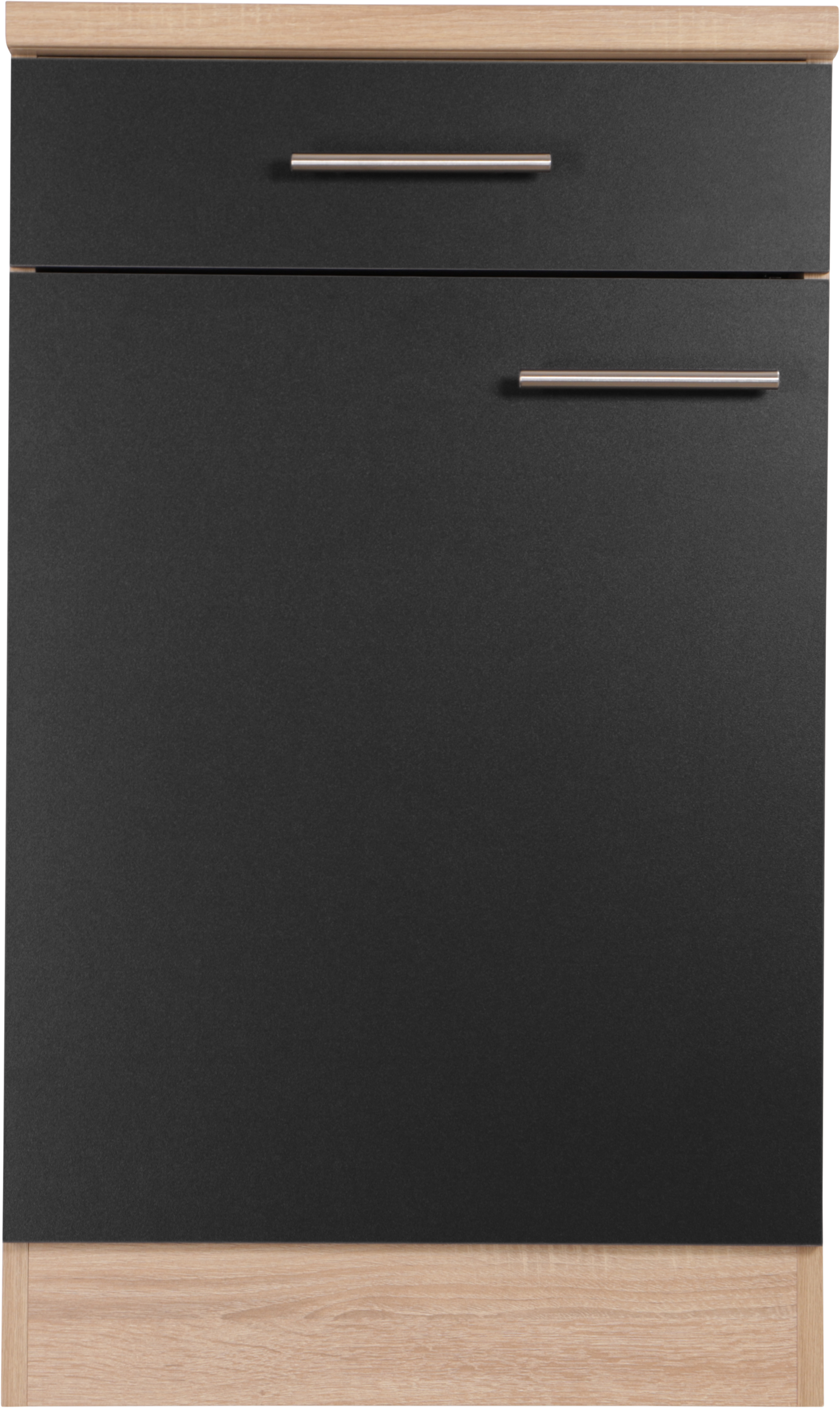 RESPEKTA Armoire basse »Merle« Breite 50 cm, Soft-Close, Griffe aus Metall, 85 cm Arbeitshöhe