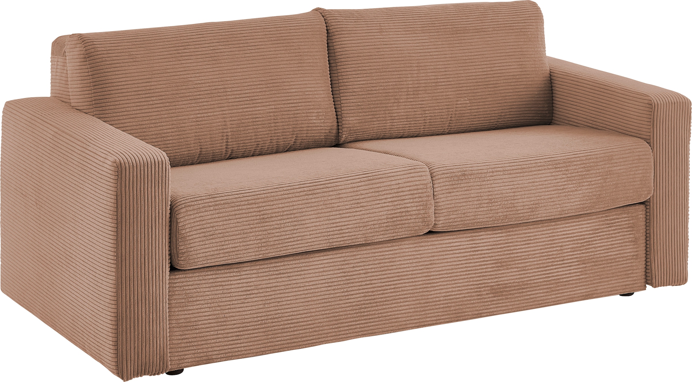 ATLANTIC home collection Canapé-lit »Rolando, B: 196 cm, Liegefl. 140x190 cm« mit komfortabler Matratze, Dauerschlafsofa