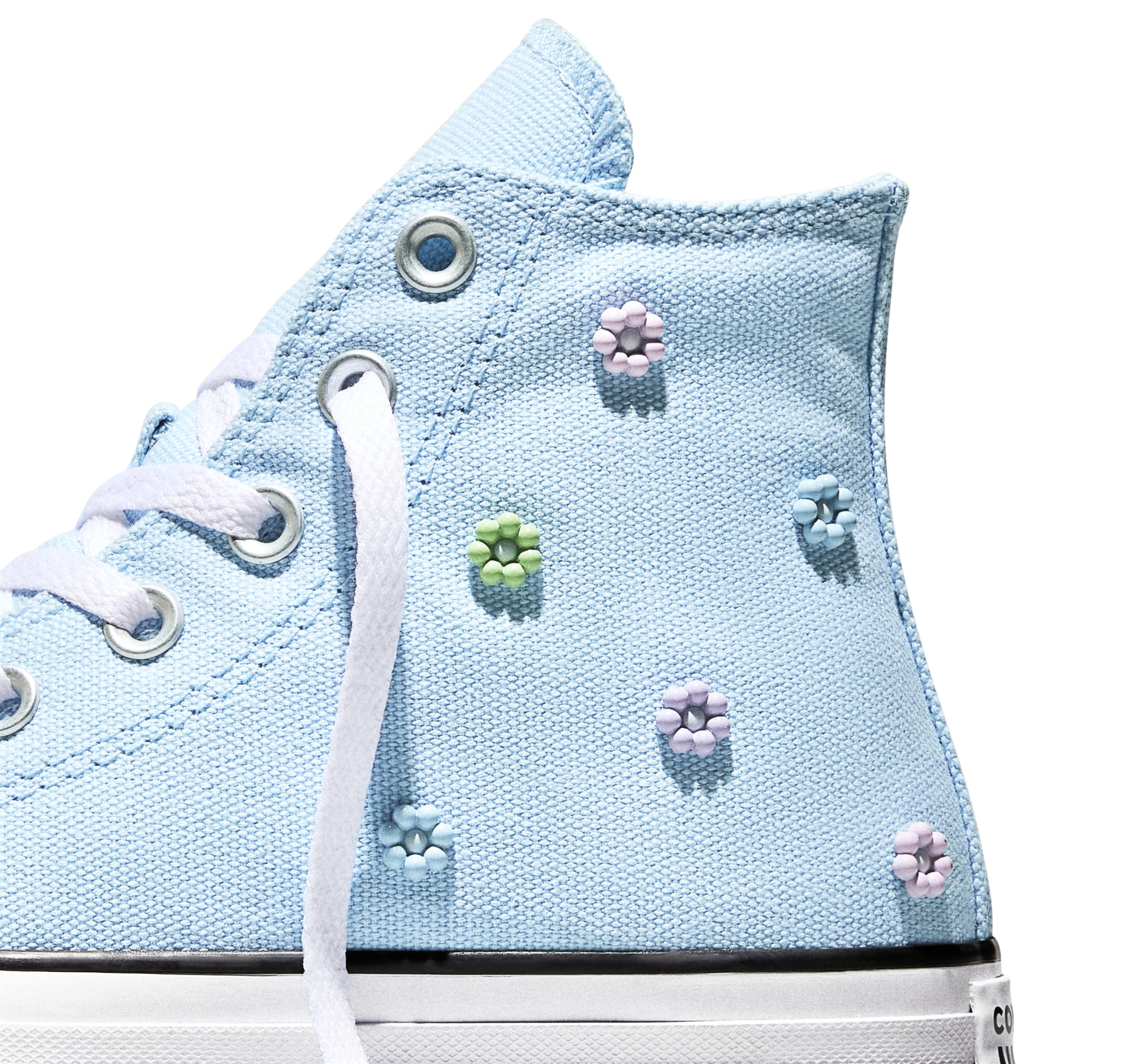 Converse Sneakers »CHUCK TAYLOR ALL STAR STUDDED FLORAL«  pour adultes, avec semelle extérieure profilée, à lacets