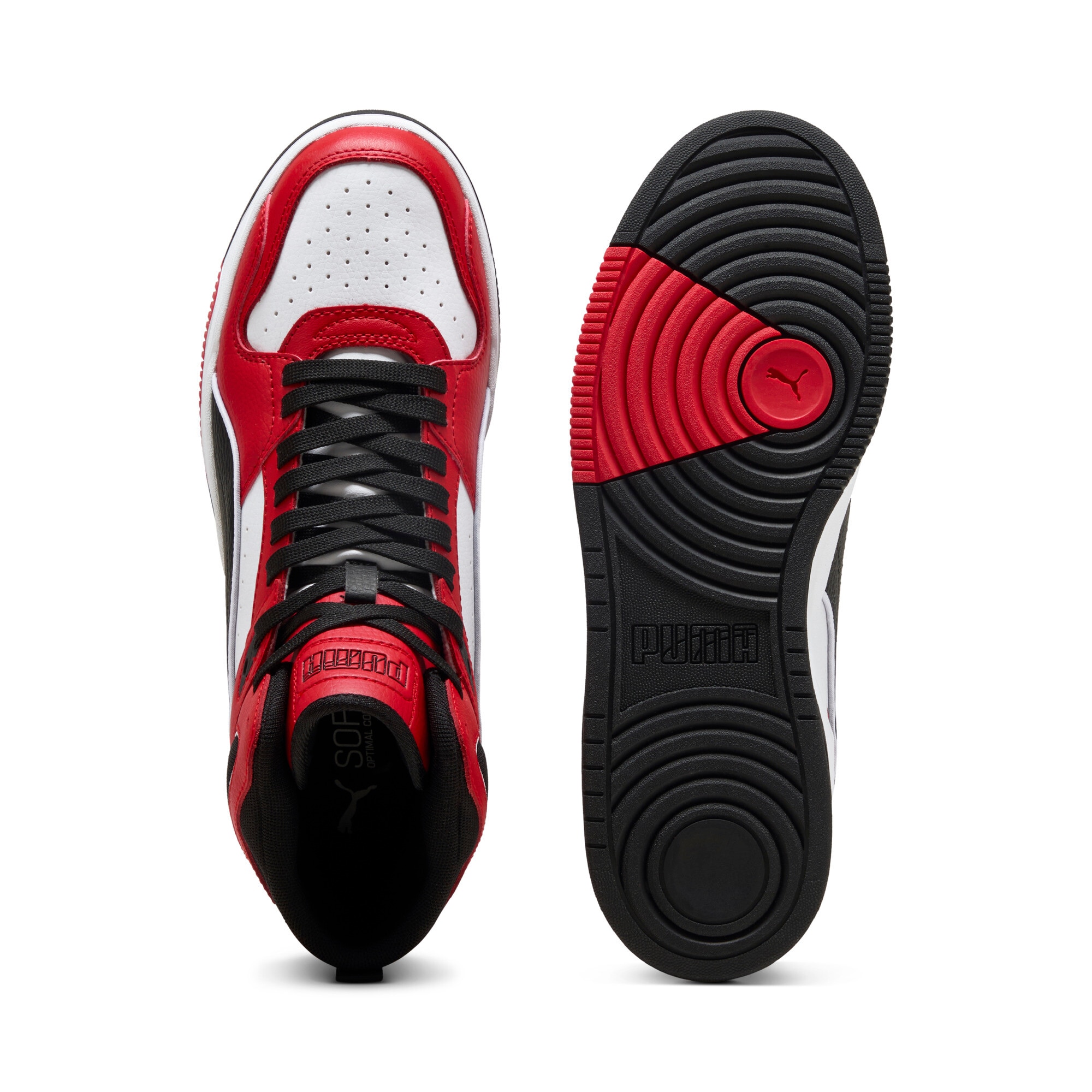 PUMA Sneakers »RBD BREAK MID«  knöchelhoch, mit Gummilaufsohle, Obermaterial aus Leder