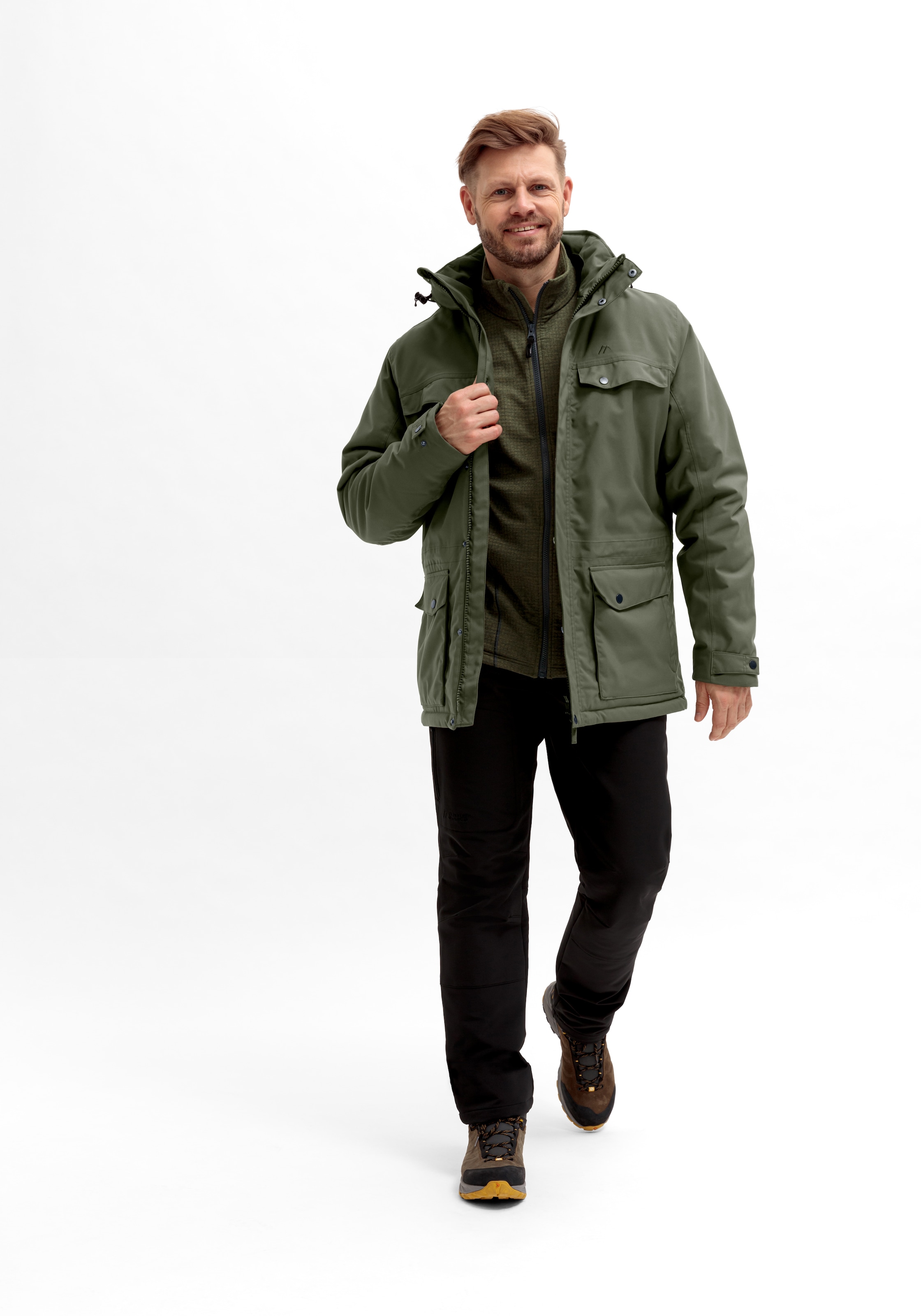 Maier Sports Funktionsjacke »Knuth« Herren Outdoorjacke, wind/wasserdichte Jacke, mTHERM Isolation