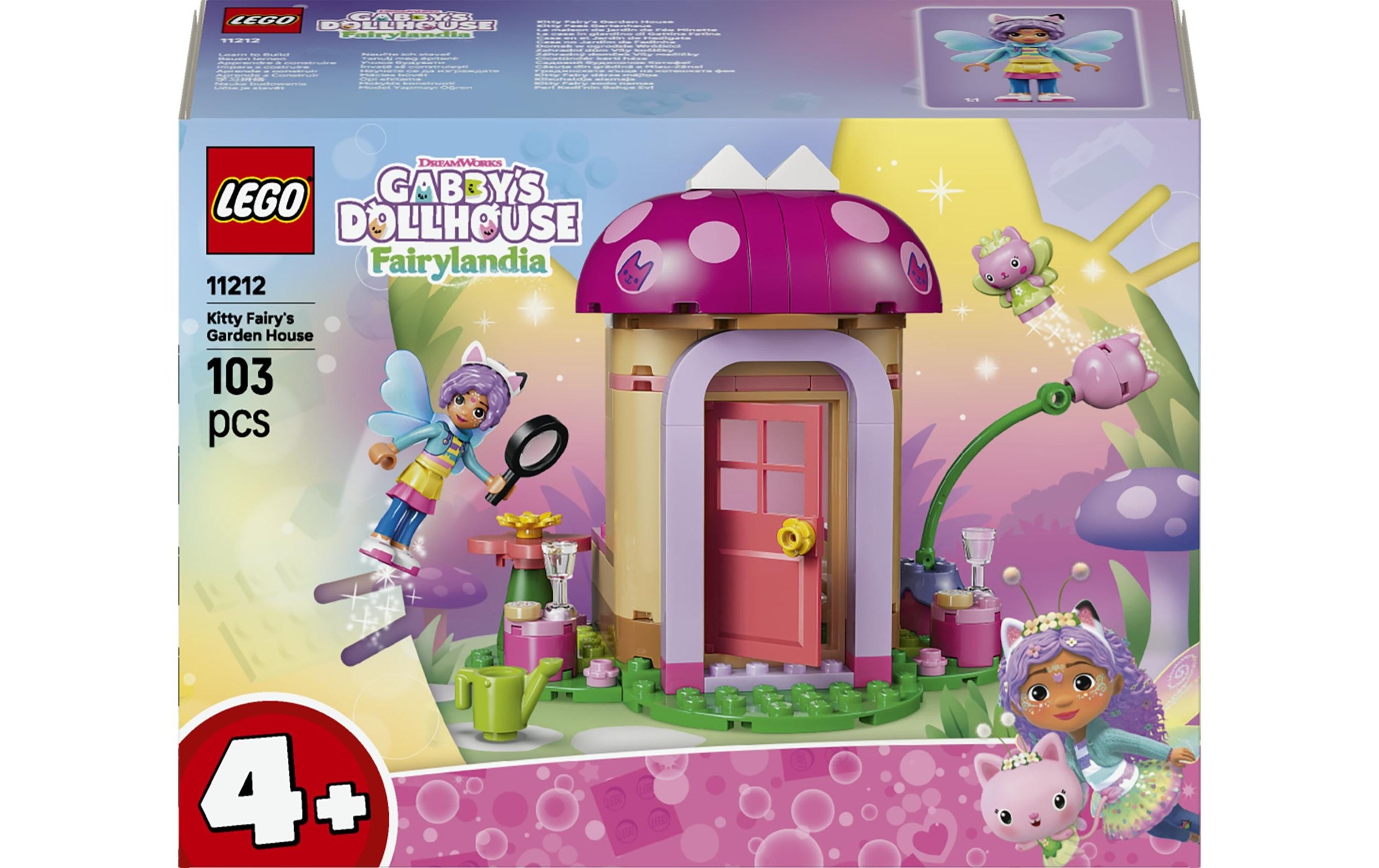 LEGO® Konstruktionsspielsteine »Kitty Fees Gartenhaus (11212), LEGO Gabby's Dollhouse« Made in Europe