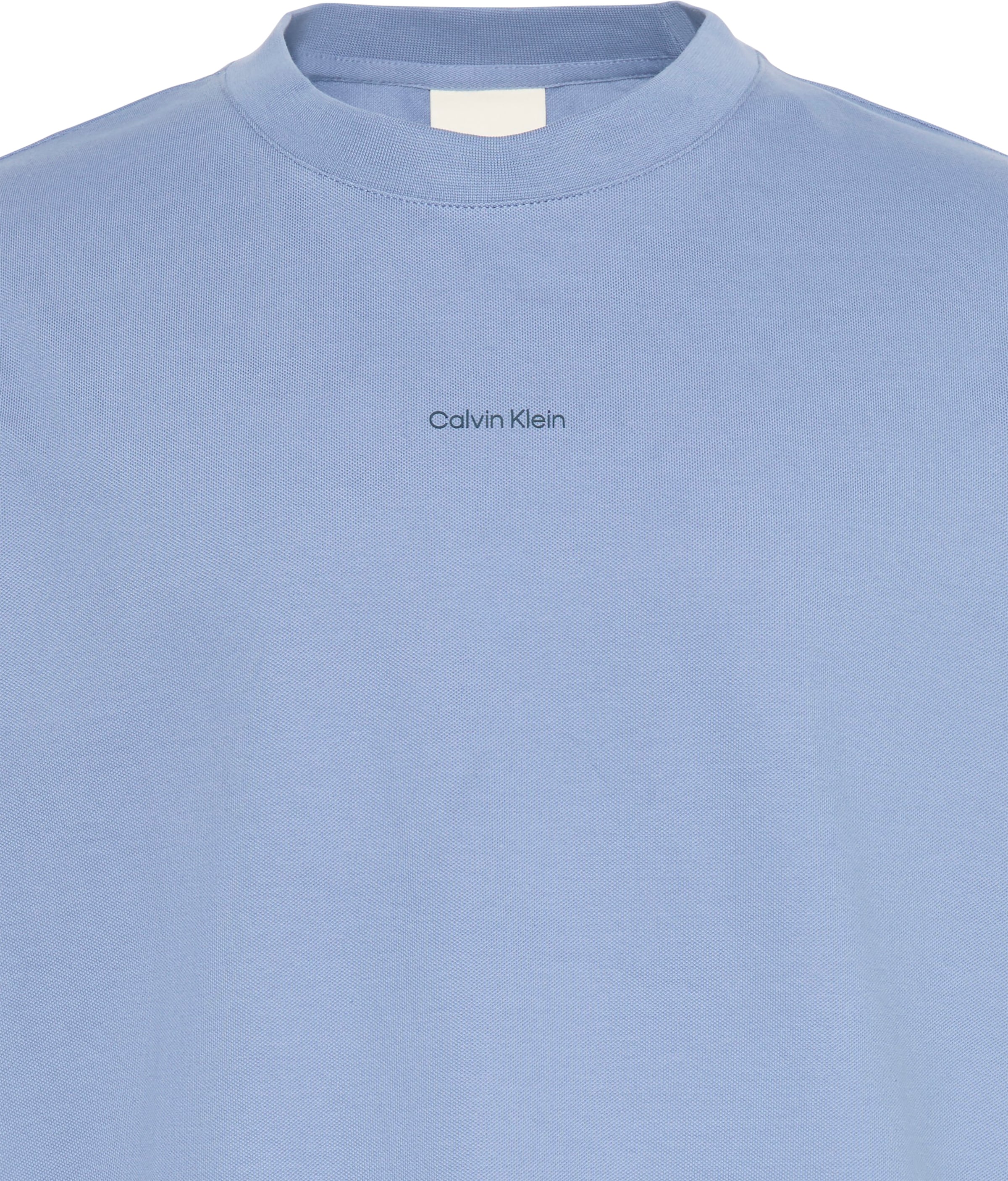 Calvin Klein T-Shirt »SS STRETCH PIQUE NANO EASY TEE« Mit Rundhalsausschnitt