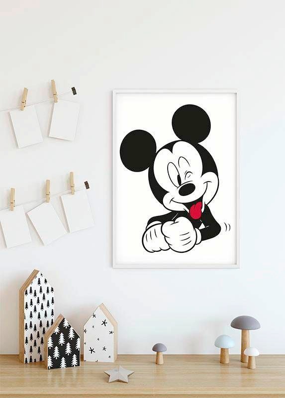 Komar Image »Mickey Mouse Funny« 1 cuis tlg. Wandbild zur Dekoration im Kinderzimmer - ohne Rahmen