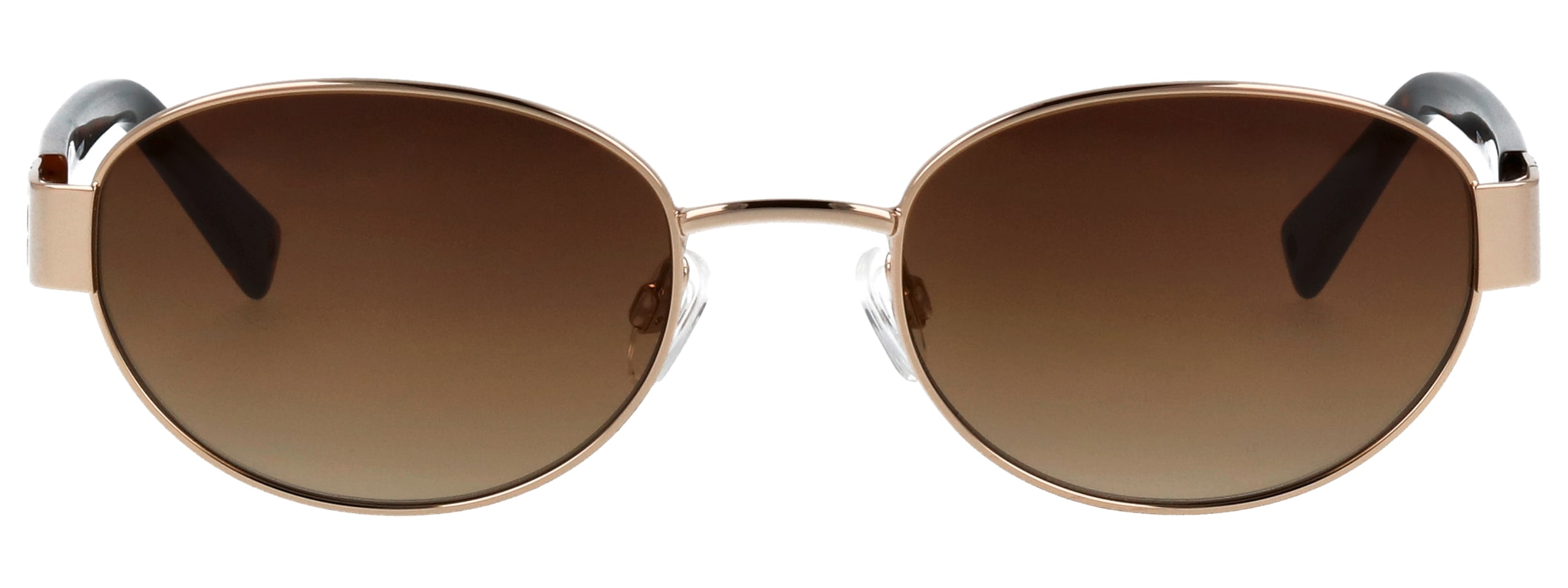 BRENDEL eyewear Lunettes de soleil »Modell 905066« Form Oval, Logoschriftzug auf Bügel, Metallfassung