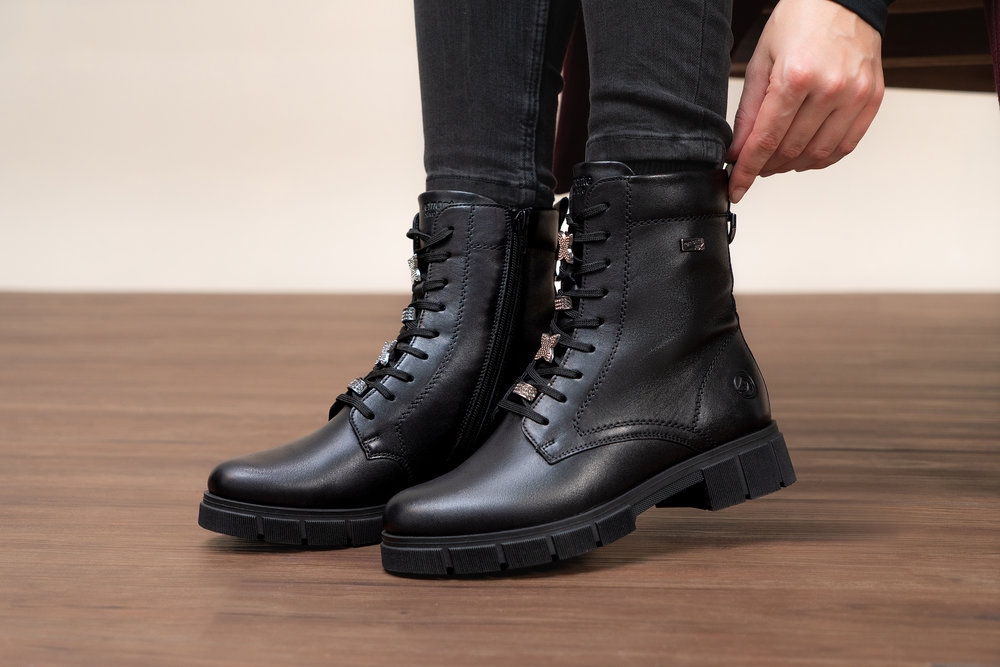 Remonte Schnürstiefelette  Outdoorboots, Schnürboots mit wasserabweisender TEX-Membran