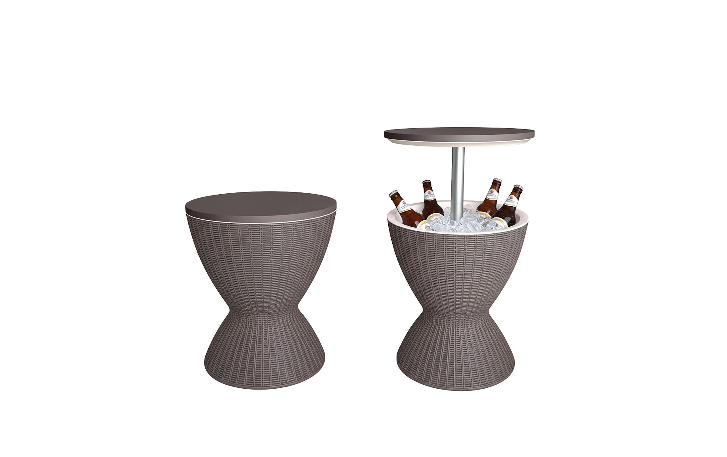 relaxdays Table d'appoint »mit Kühlfunktion 30 L 48.5 x 82 cm«