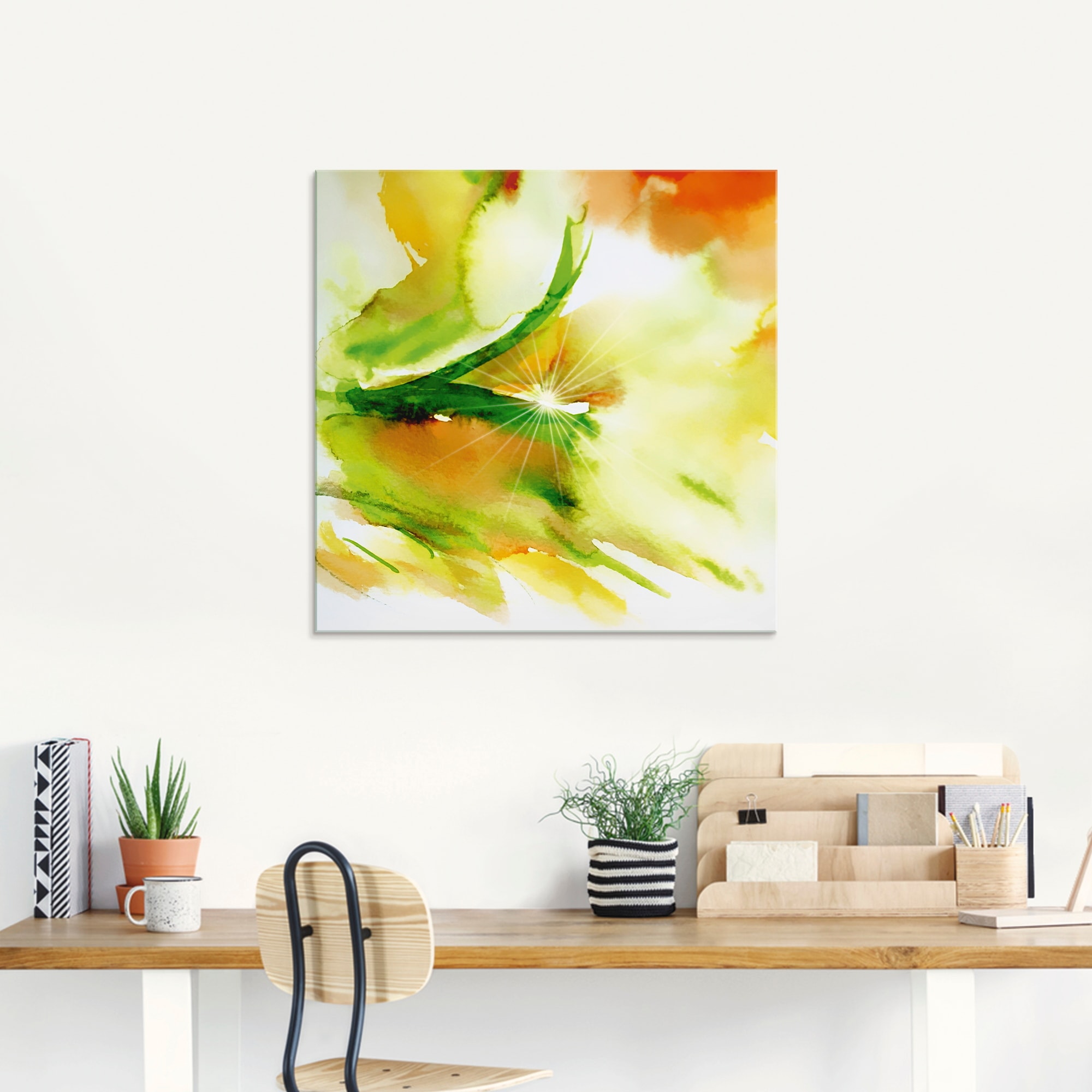 Artland Glasbild »Morgenlicht« Gegenstandslos 1 Stk. tlg. in verschiedenen Grössen