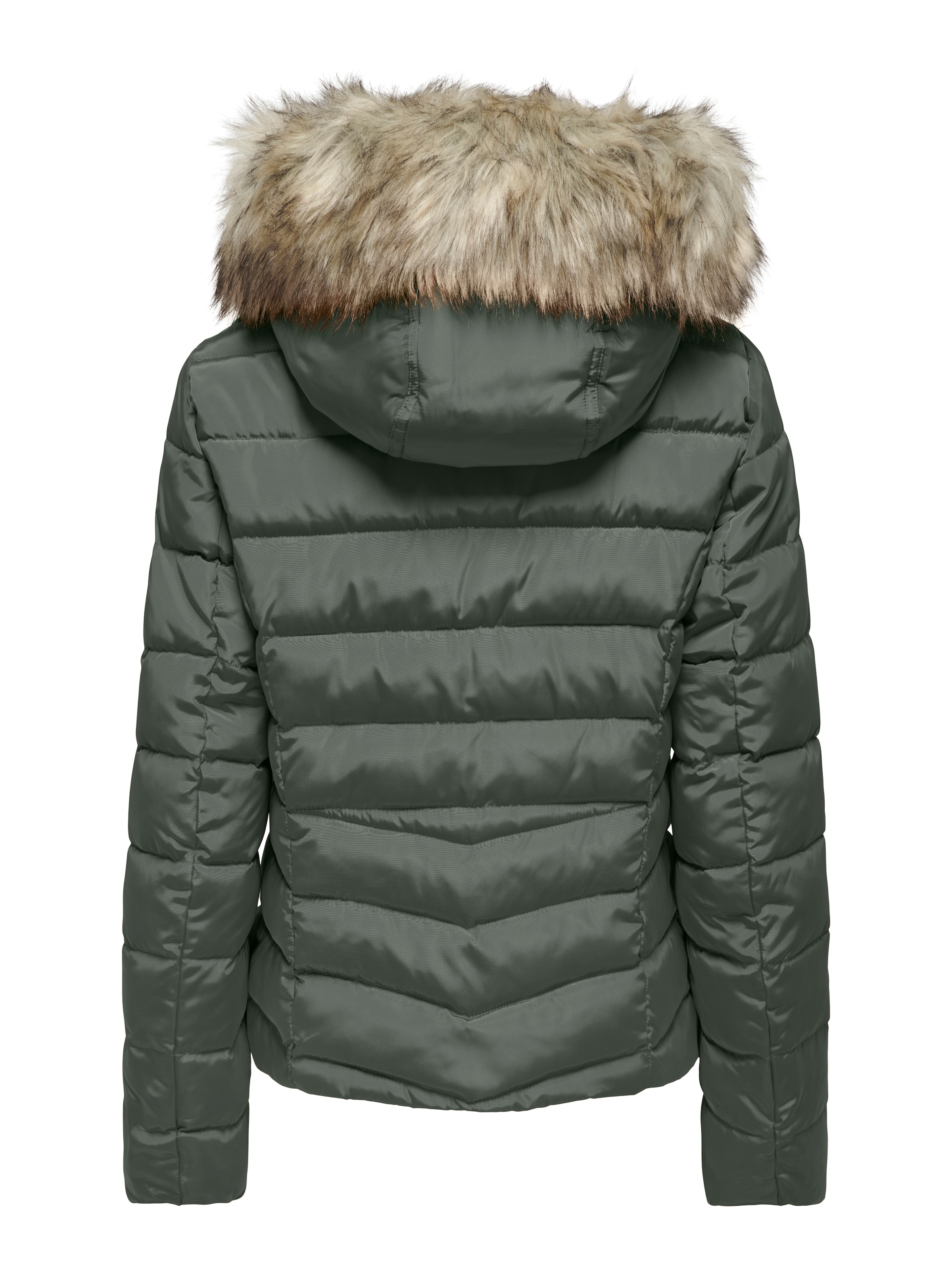ONLY Veste matelassée »ONLELLAN QUILTED HOOD JACKET CC OTW« avec capuche fibre synthétique,