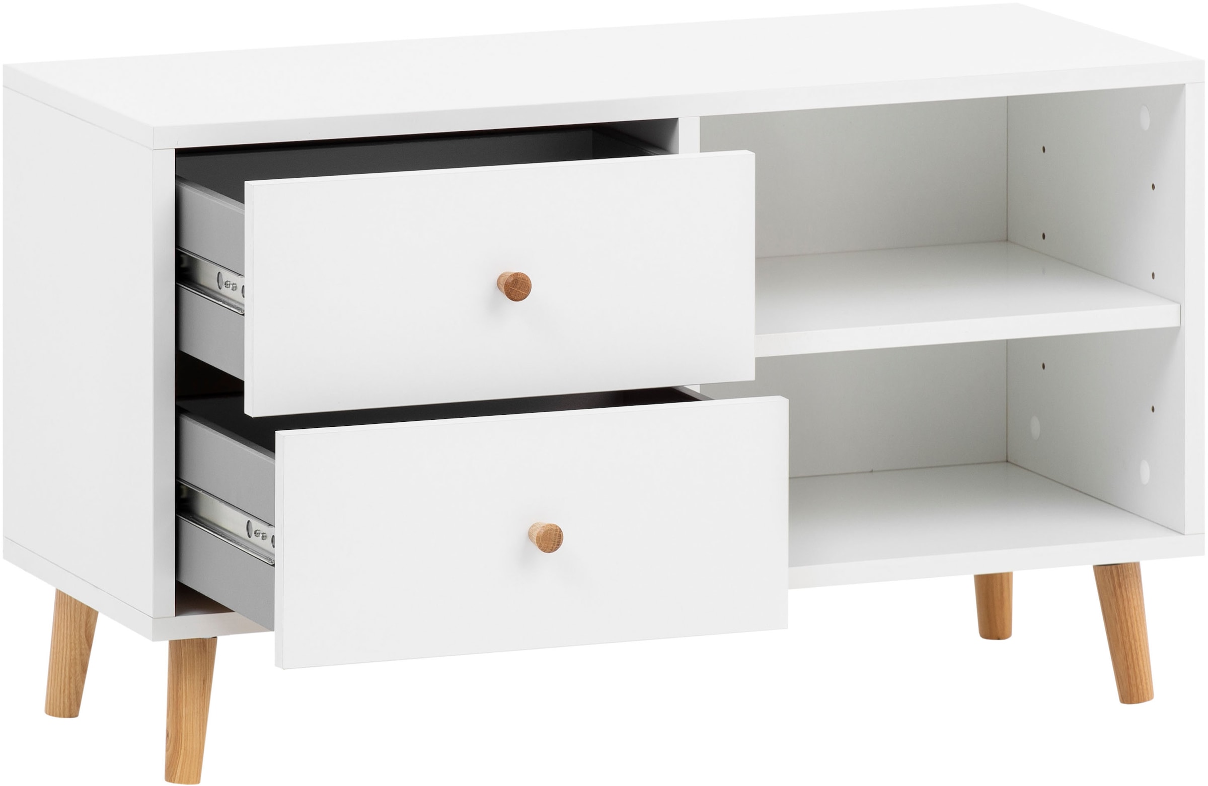 Schildmeyer Banc »Bjarne, Breite 78 cm« Griff und Möbelfüsse aus Massivholz