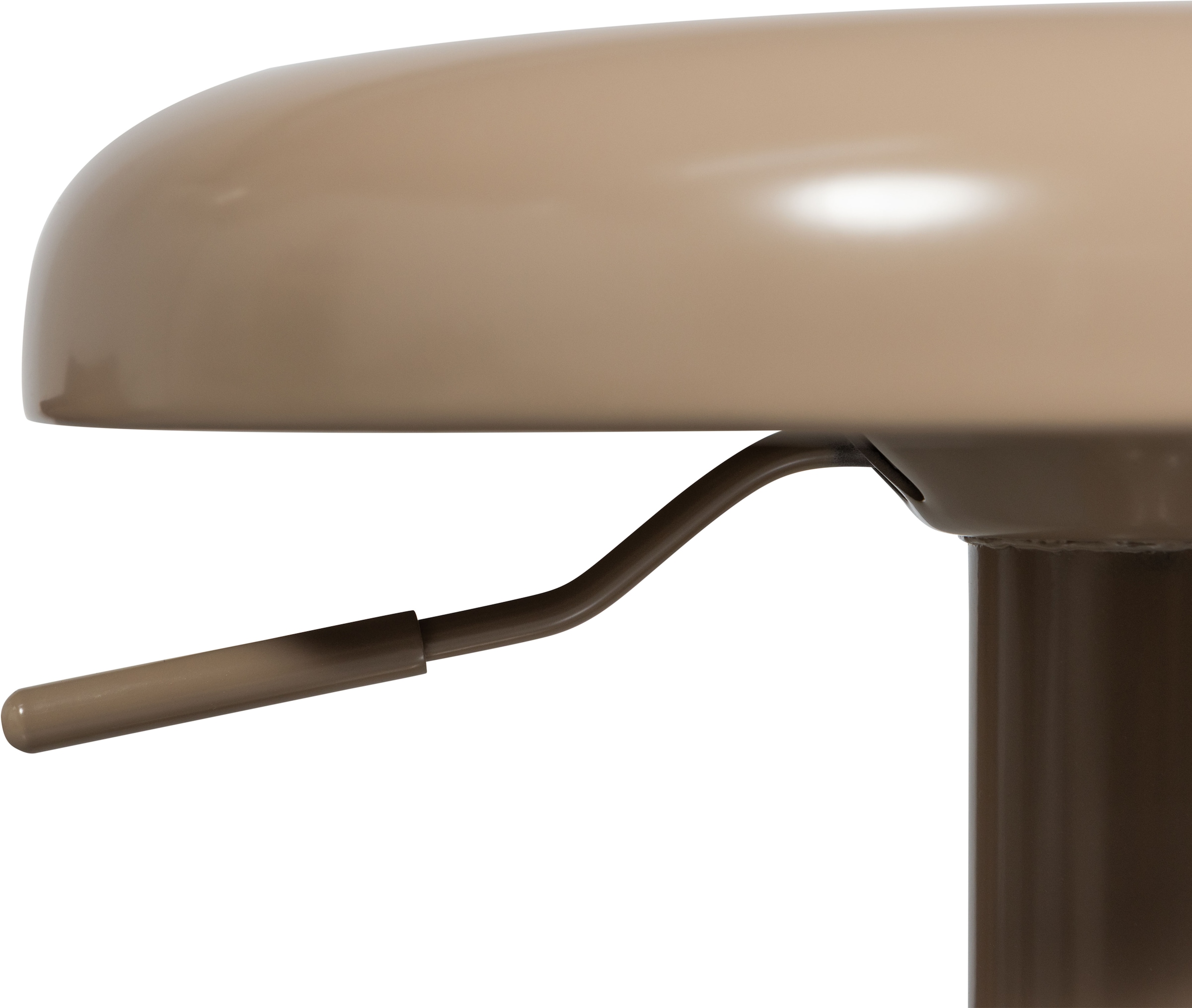WOOOD Tabouret de bar »ISAAC BARHOCKER METALL KUPFER« Le tabouret de bar WOOOD Isaac offre réglage en hauteur et repose-pieds