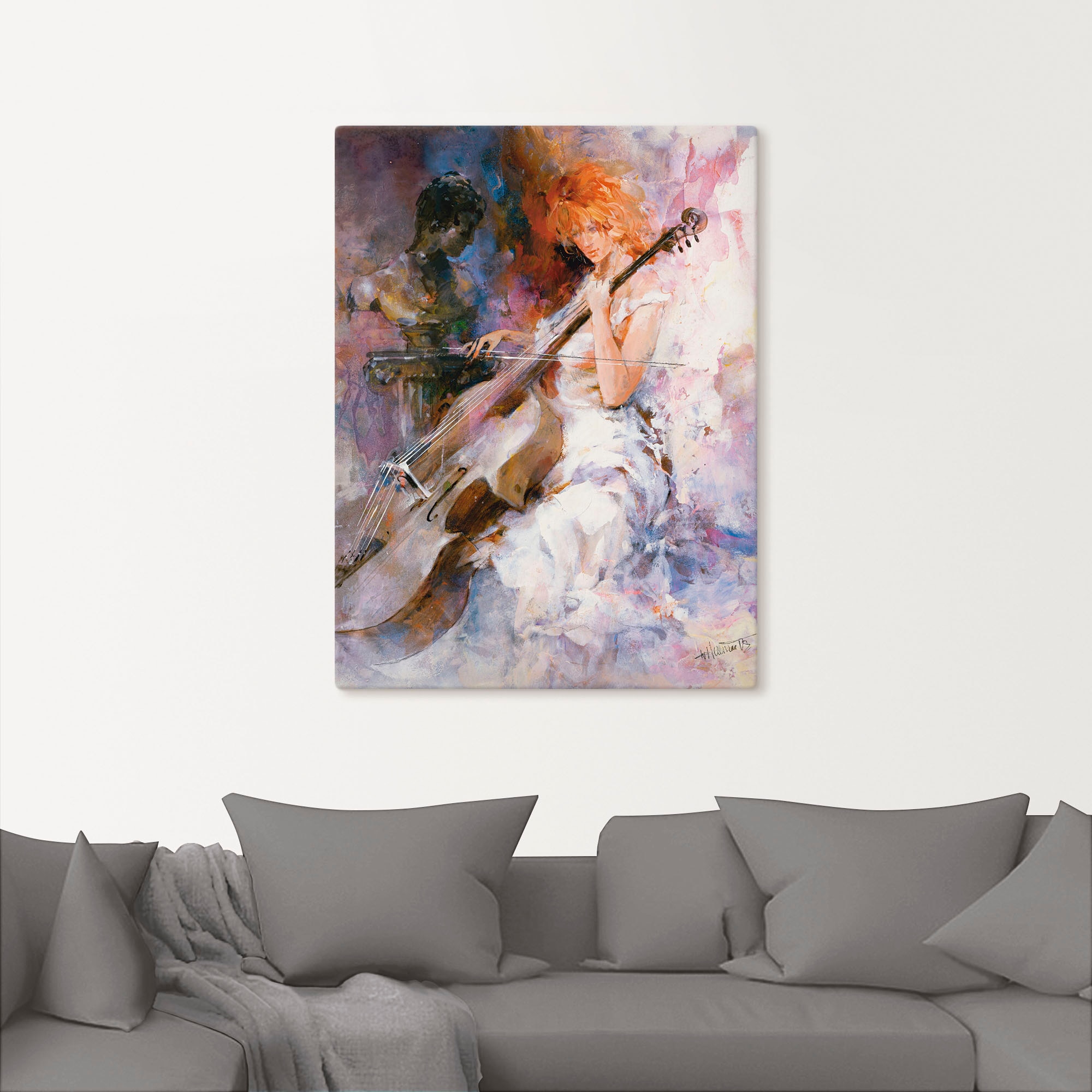 Artland Tableau sur toile »Musikalische Momente« 1 cuis tlg. auf Holzrahmen gespannt