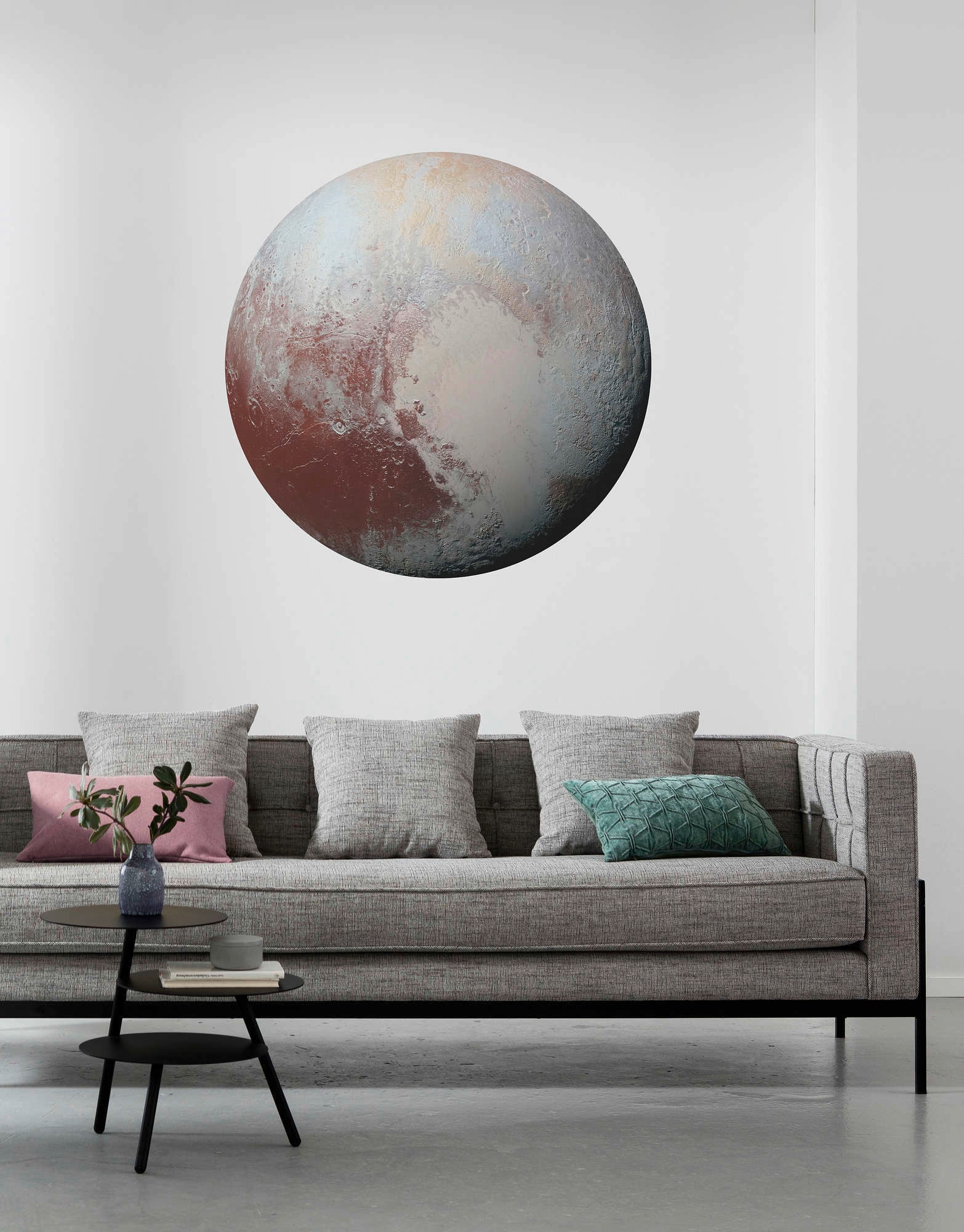 Komar Papier peint intissé »Vlies selbstklebend - Pluto - Grösse 125 x 125 cm« imprimé Wohnzimmer, Schlafzimmer