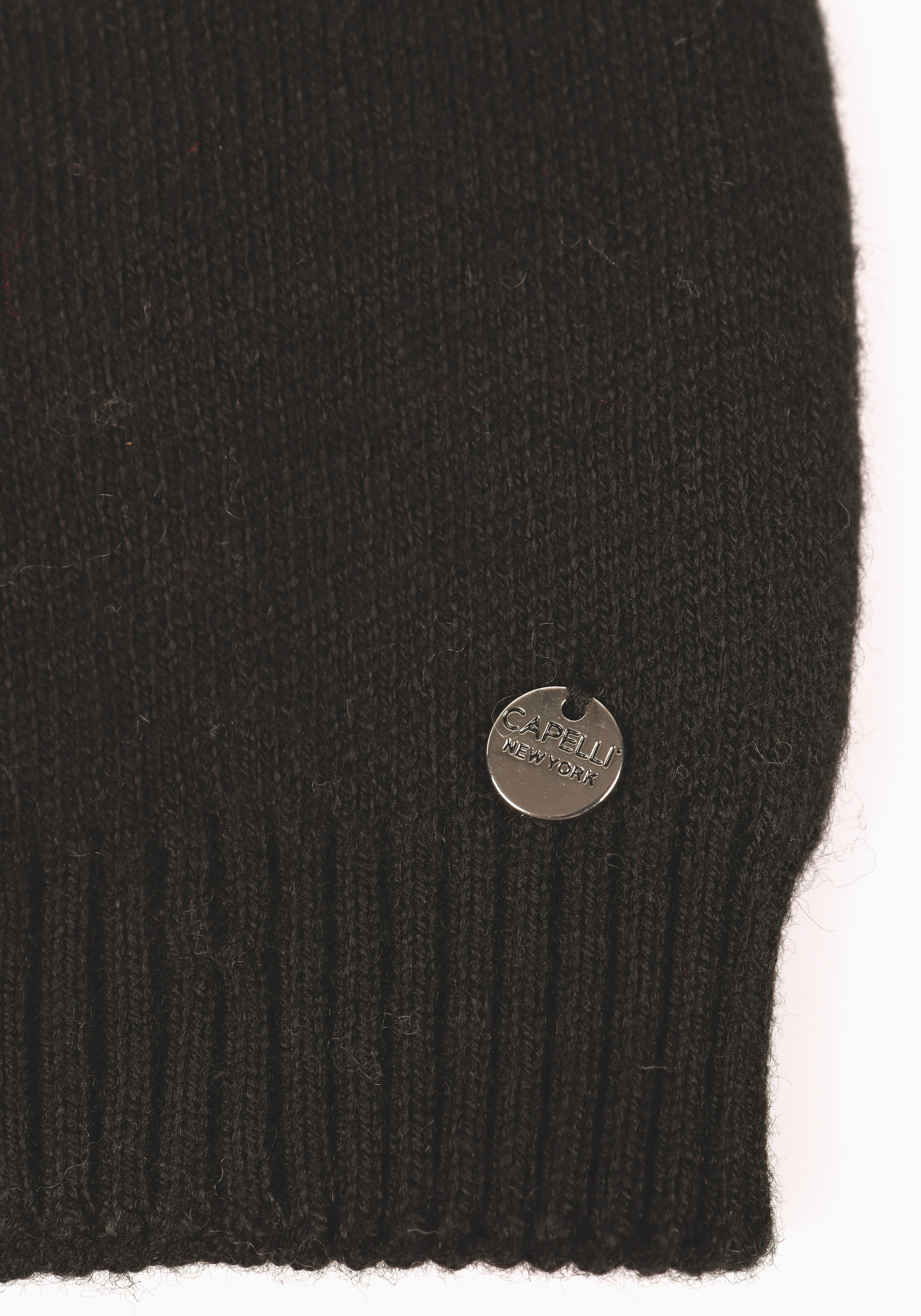 Capelli New York Bonnet Packung,  Metall-Logo, gerafft, Feinstrick