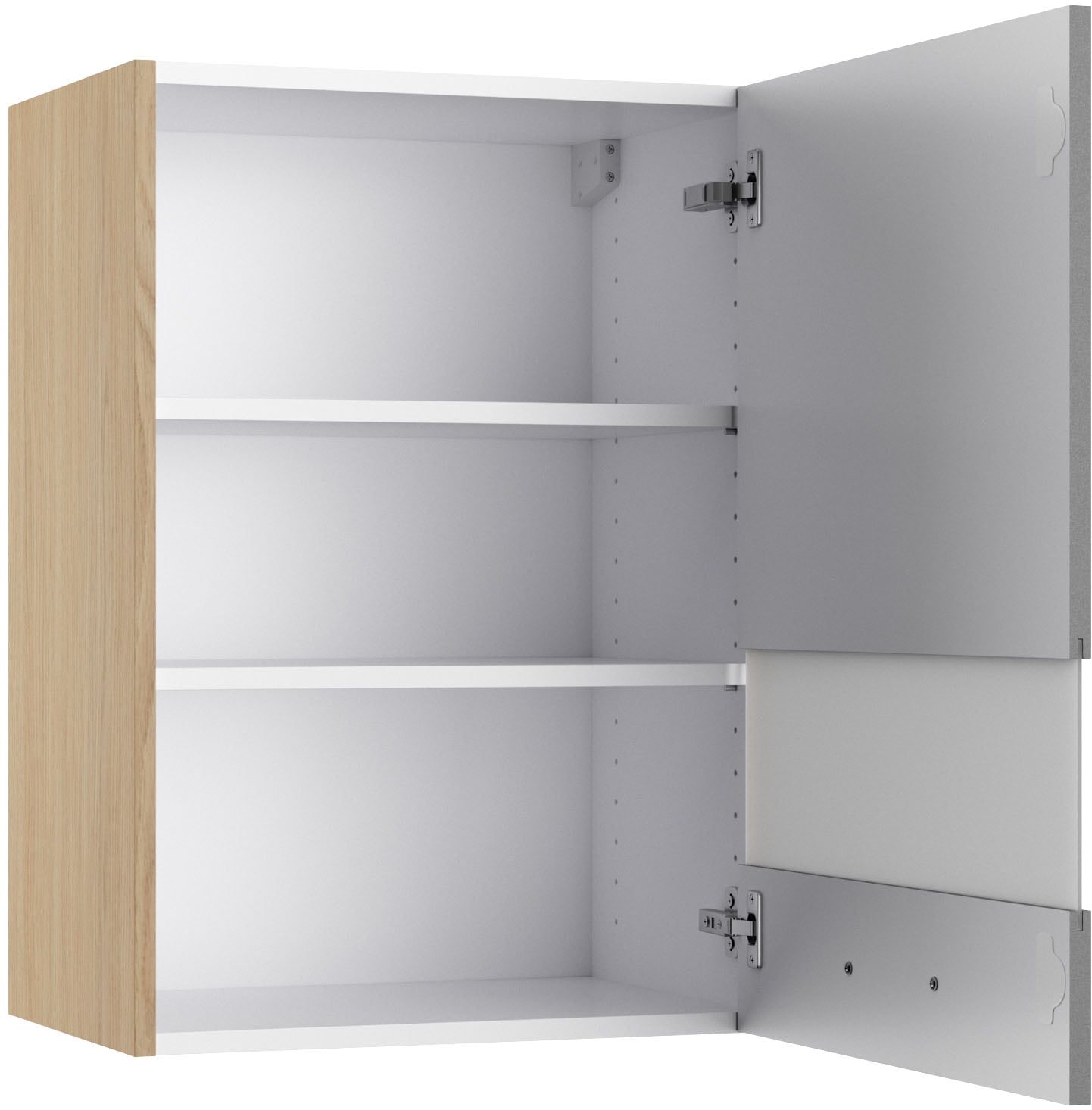 KOCHSTATION Hängeschrank »KS-Lucy« Breite 50 cm, mit 1 Segmentglastür, 2 Einlegeböden, Soft-Close