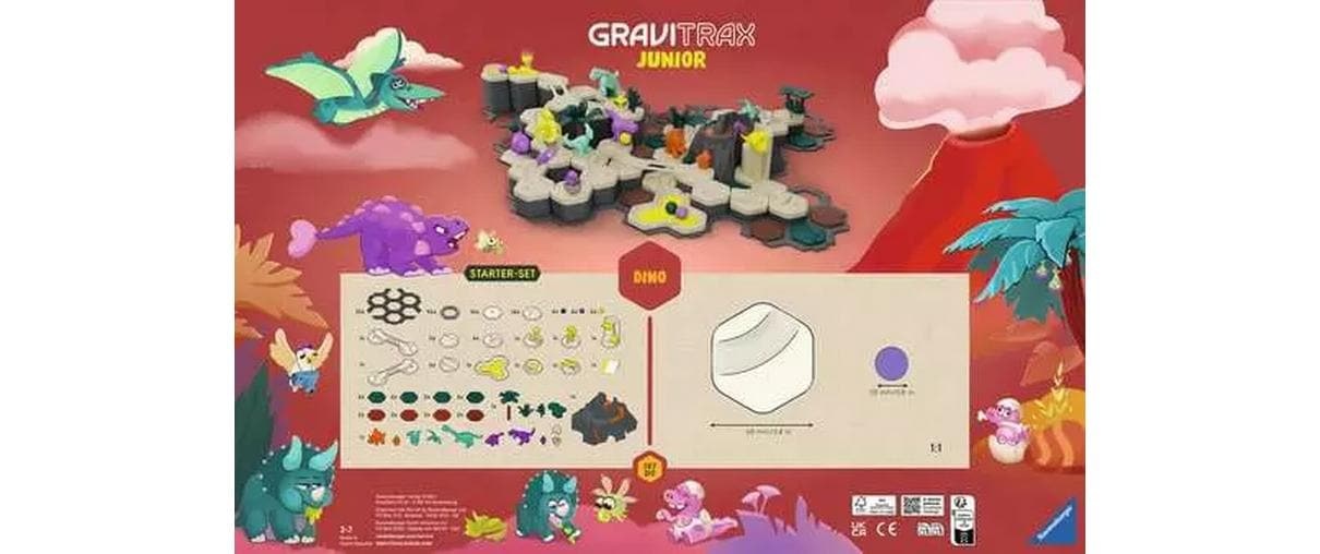 Ravensburger Kugelbahn-Bausatz »GraviTrax Junior Starter-Set XXL Dino«