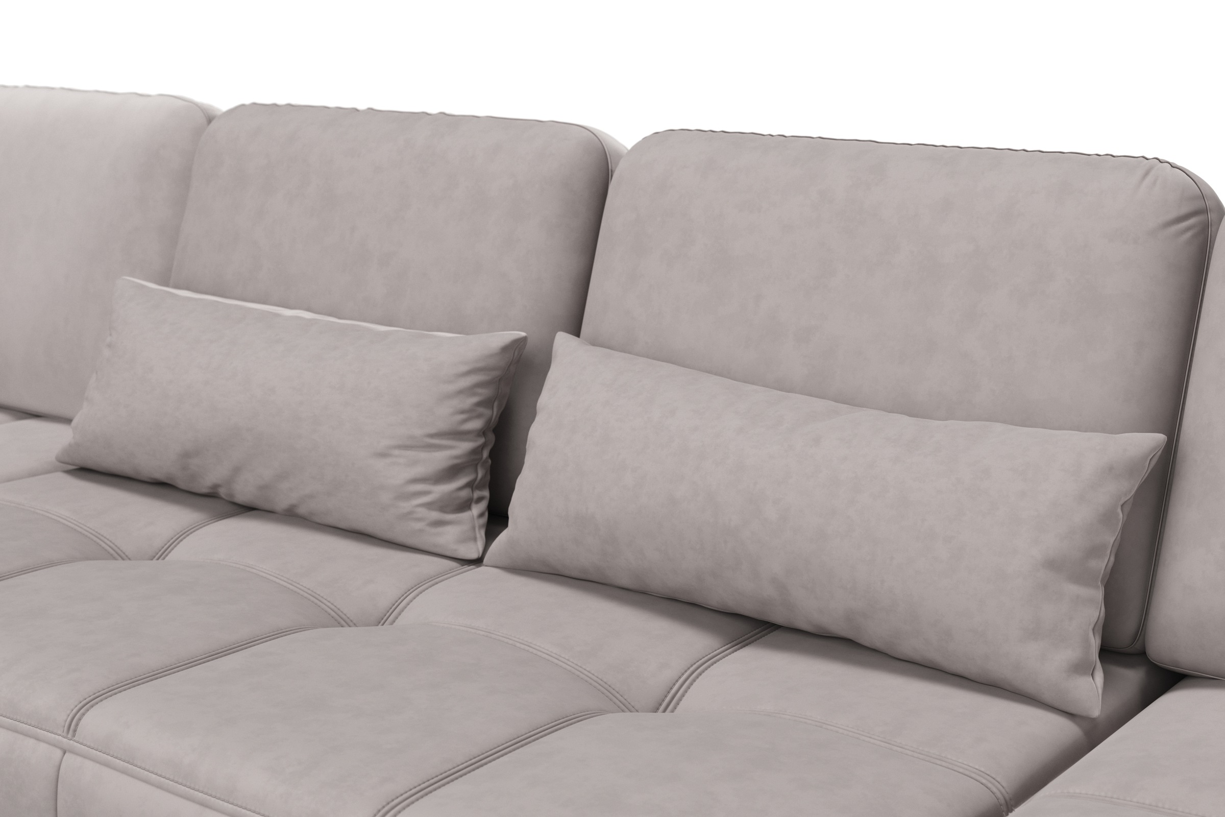 sit&more Wohnlandschaft »Bendigo U-Form« inklusive Sitztiefenverstellung, Bodenfreiheit 12 cm, in 2 Fussfarben