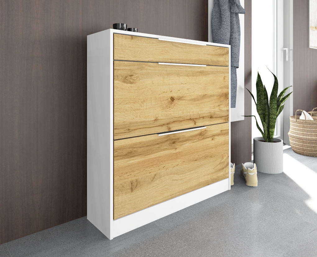 borchardt Möbel Schuhschrank »Oliva« Stehende Montage, Wandmontage & Glasböden unter Mehr aus der Serie