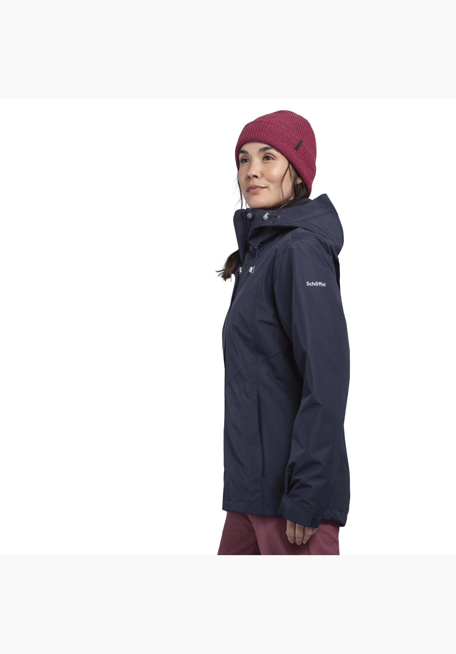 Schöffel 3-in-1-Funktionsjacke »3in1 Jacket Style Okere WMS« Set, 2 Stk. tlg. mit Kapuze mit herauszippbarer Fleecejacke, wasser- und winddicht, atmungsaktiv