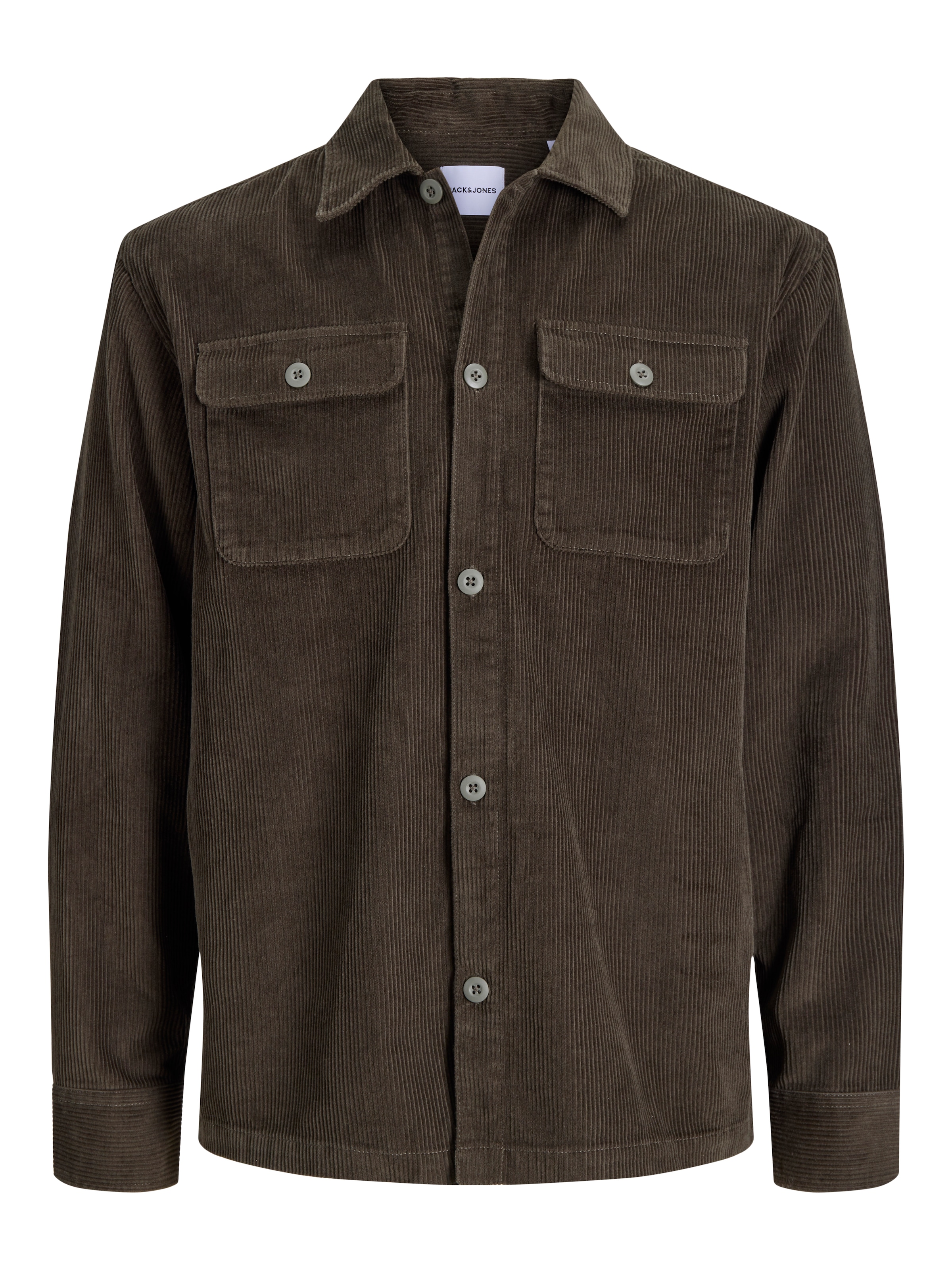 Jack & Jones PlusSize Chemise à manches longues »JJEREGENT CORD OVERSHIRT LS SN PLS« coton, coupe régulière
