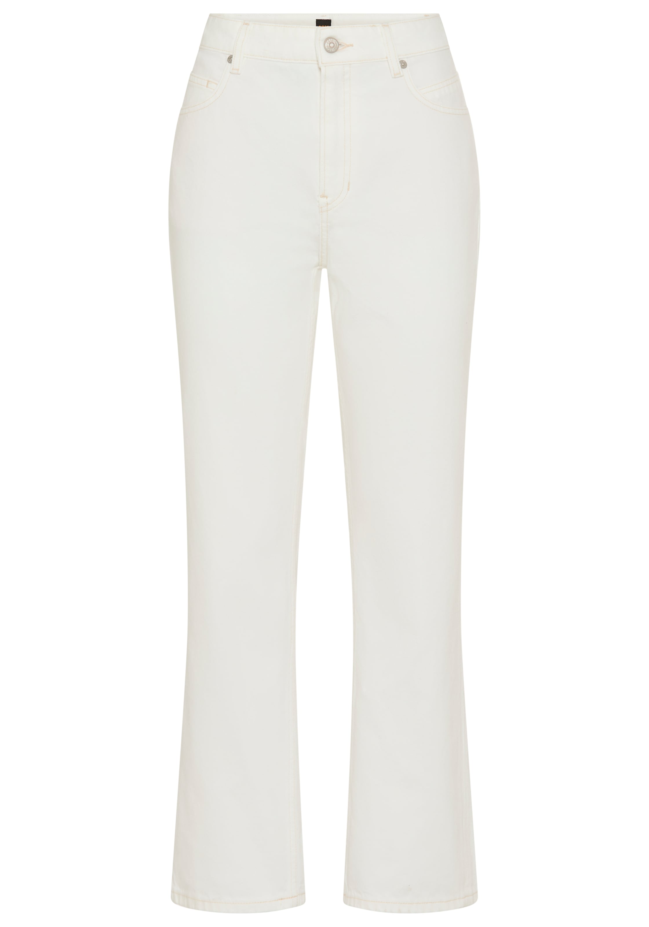 BOSS ORANGE Straight-Jeans »ADA CROP HR Premium Damenmode« in cropped Länge, High Waist