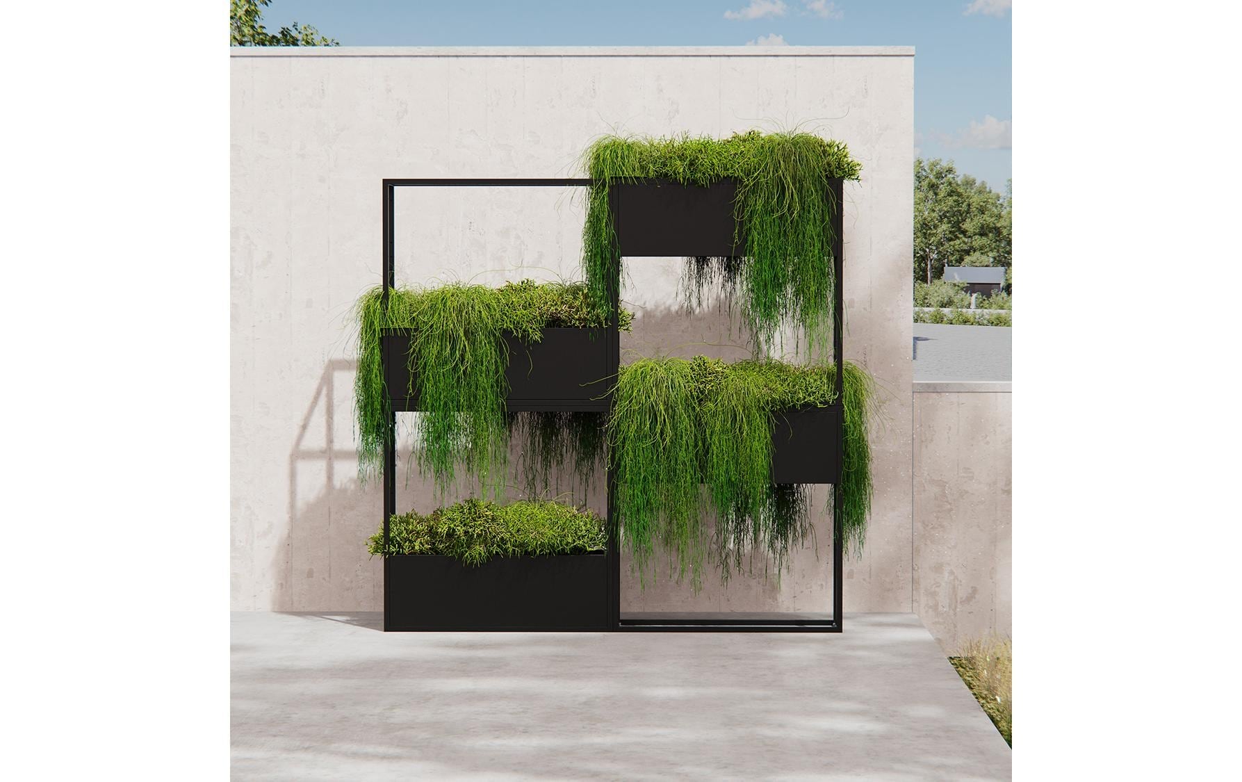 Herstera Garden Bac à plantes »HUB 80 x 25 x 79 cm«