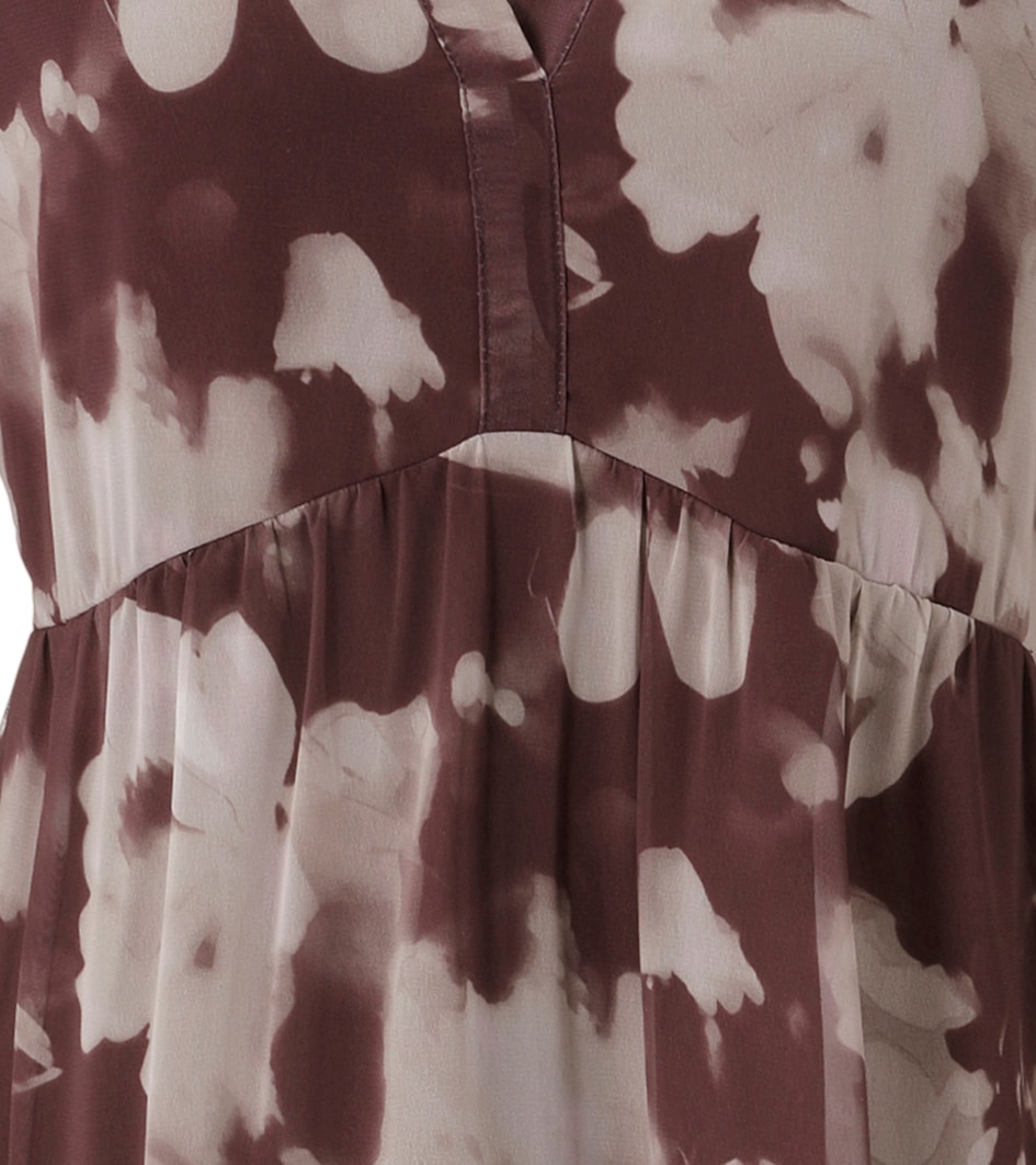 Aniston CASUAL Robe chemisier imprimé de fleurs batik graphiques - NOUVELLE COLLECTION