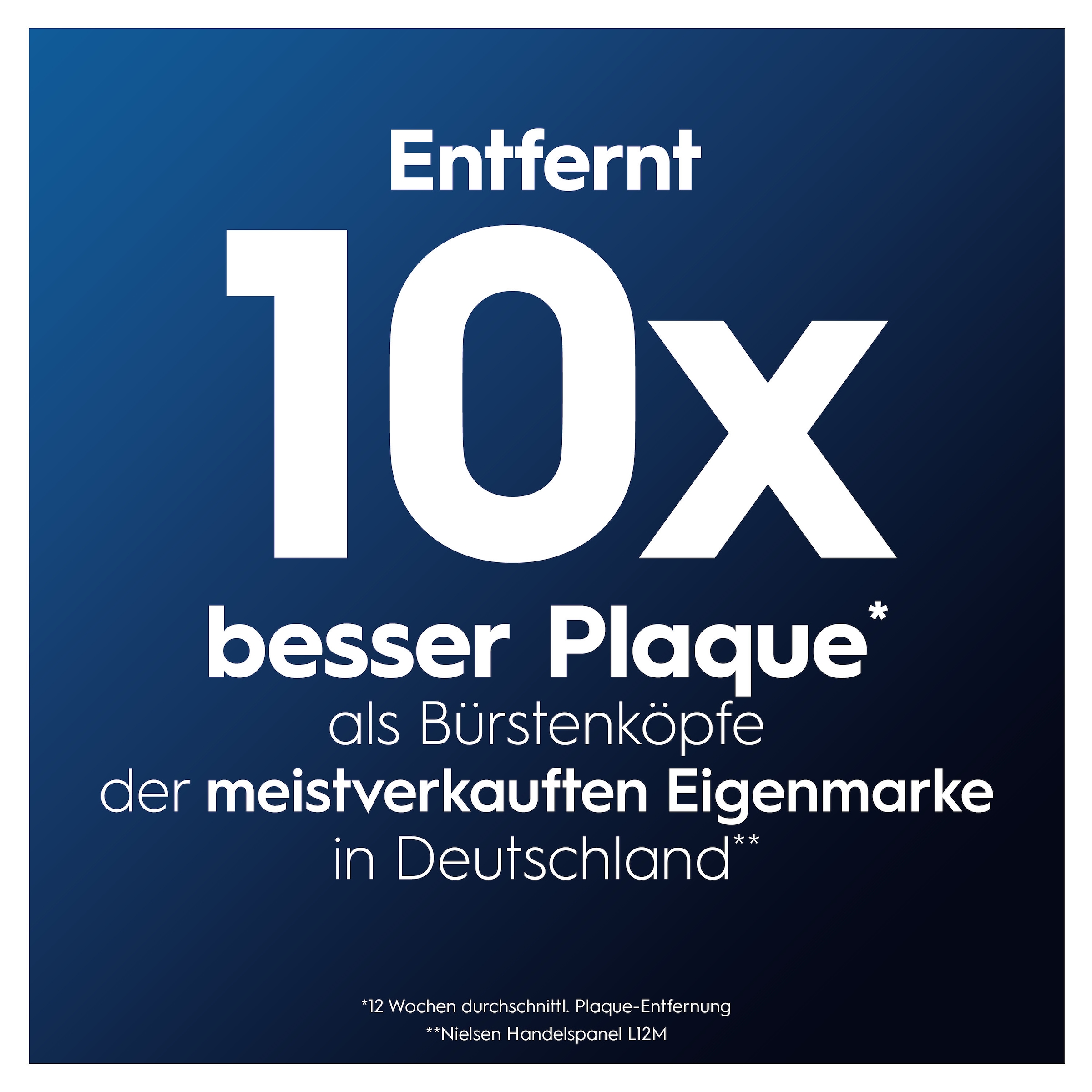 Oral-B Aufsteckbürsten »Pro Tiefenreinigung« Tiefe Zahnreinigung mit innovativen X-förmigen Borsten