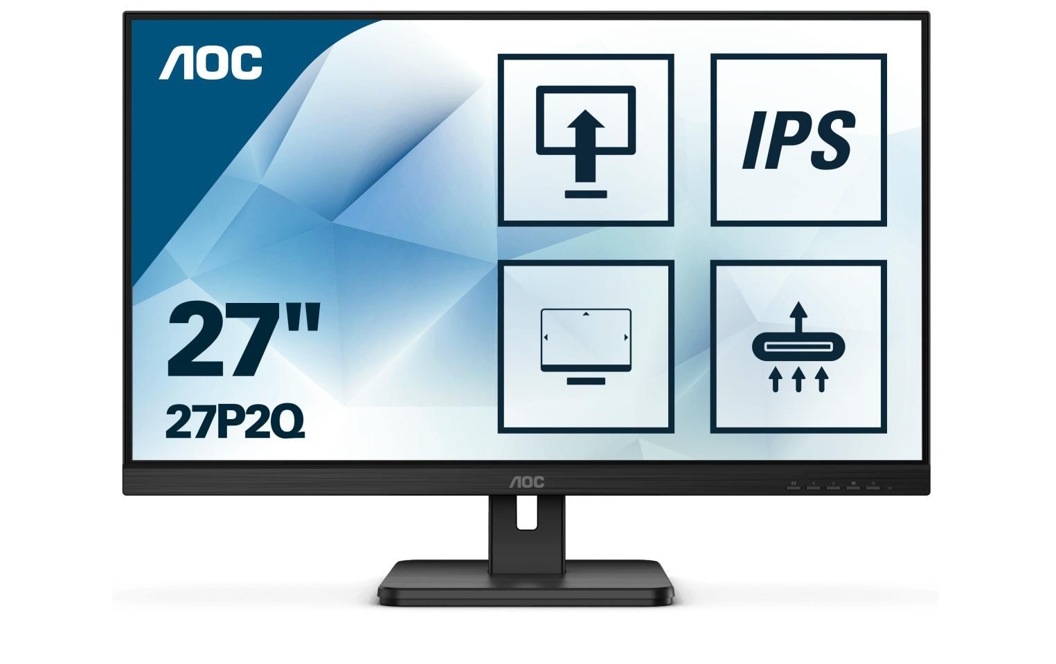 AOC Ergo Monitor »27P2Q« 68,31 cm/27 ″  1920 x 1080 px Full HD 4 Reaktionszeit 75 Hz